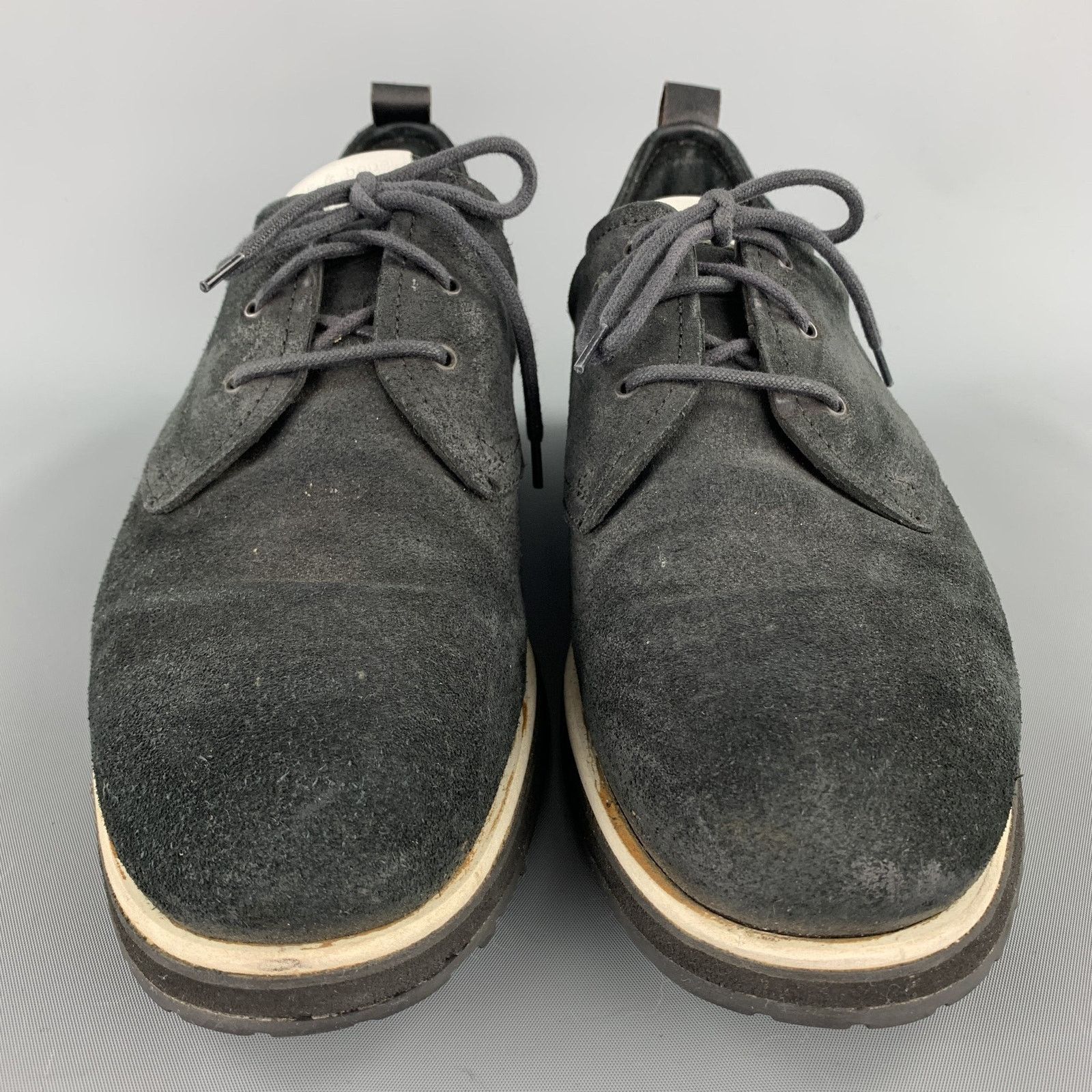 Rag & Bone RAG & BONE Size 10 Black Suede Lace Up Shoes Size US 10 / EU 43 - 4 Thumbnail