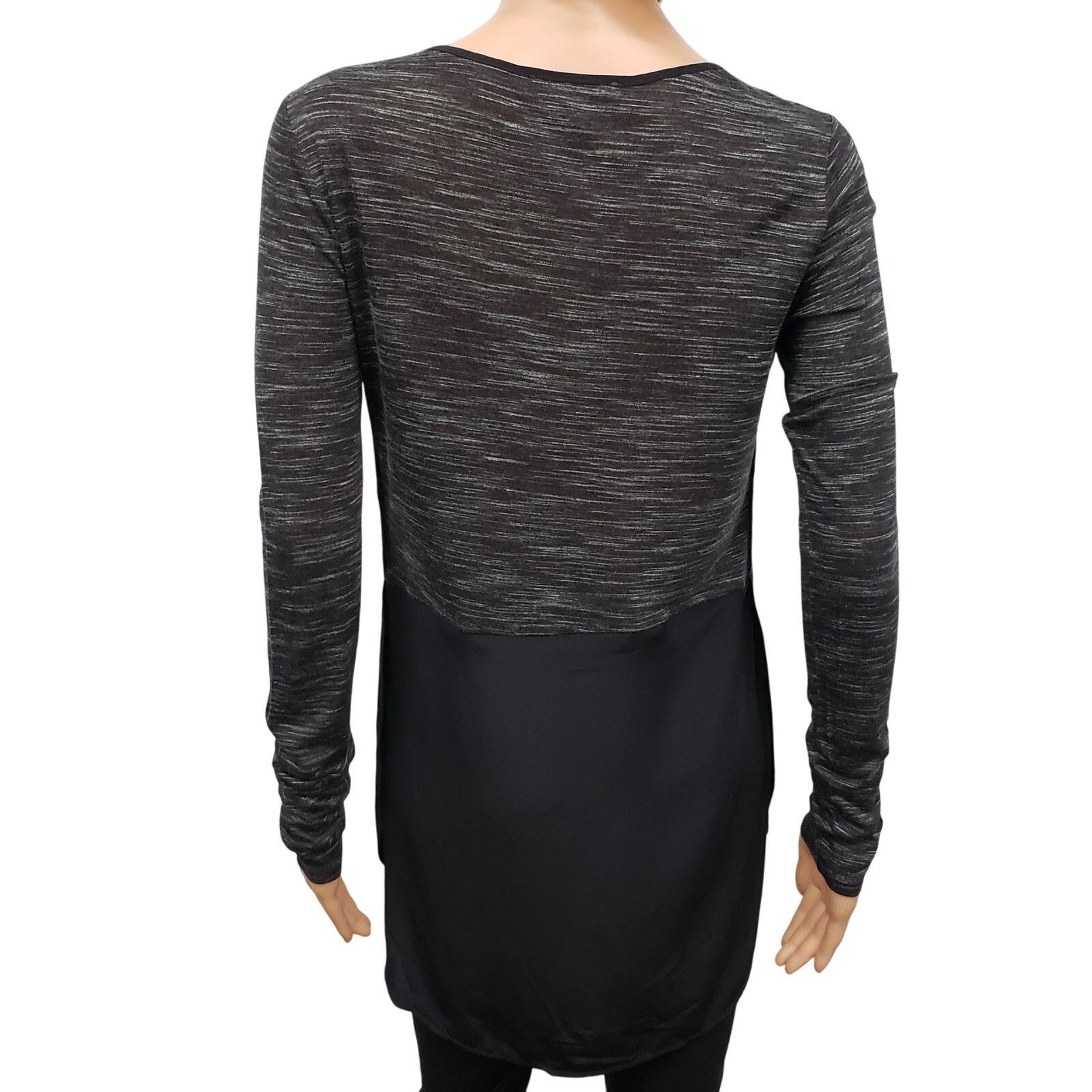 Vince VINCE Tunic Top Blouse XS Long Sleeve Pullover Layered Look Size XS / US 0-2 / IT 36-38 - 4 Thumbnail