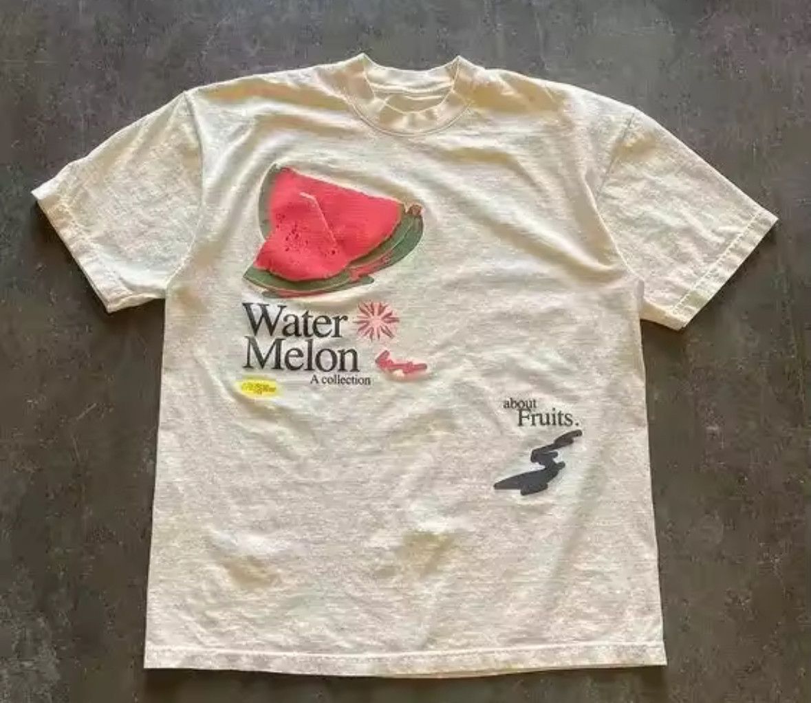 Japanese Brand Streetwear Watermelon Fruit White T-Shirt Punk Graphic Tees Size US M / EU 48-50 / 2 - 1 Thumbnail