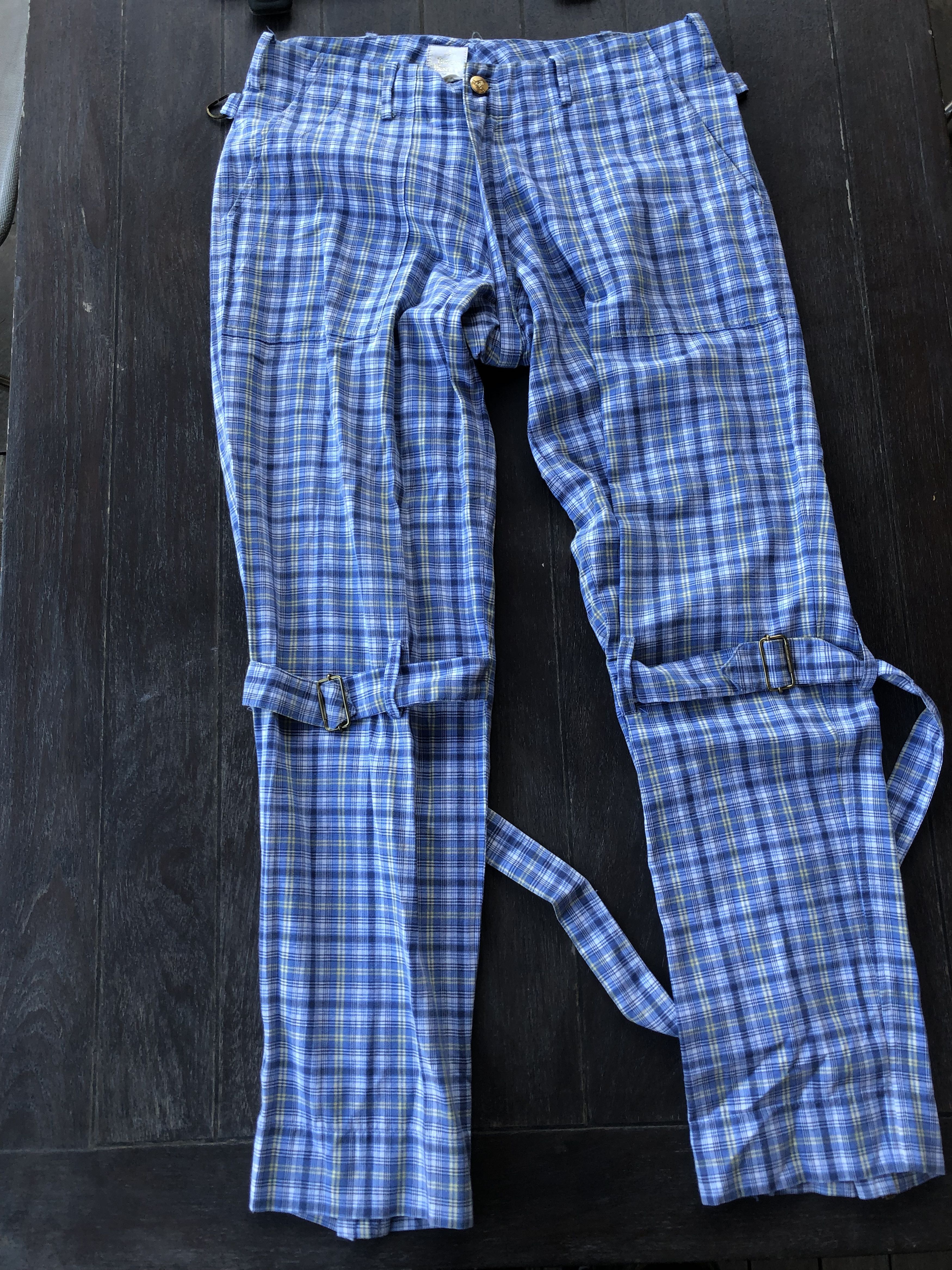 Vivienne Westwood Vivienne Westwood Vintage Gingham Bondage pants Size US 30 / EU 46 - 3 Thumbnail