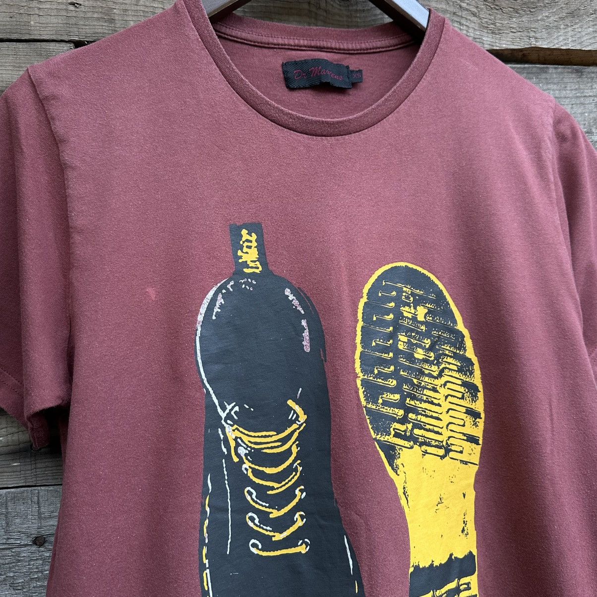 Dr. Martens × Vintage Vintage Dr. Martens Boots Big Logo Tee Size US XS / EU 42 / 0 - 3 Thumbnail