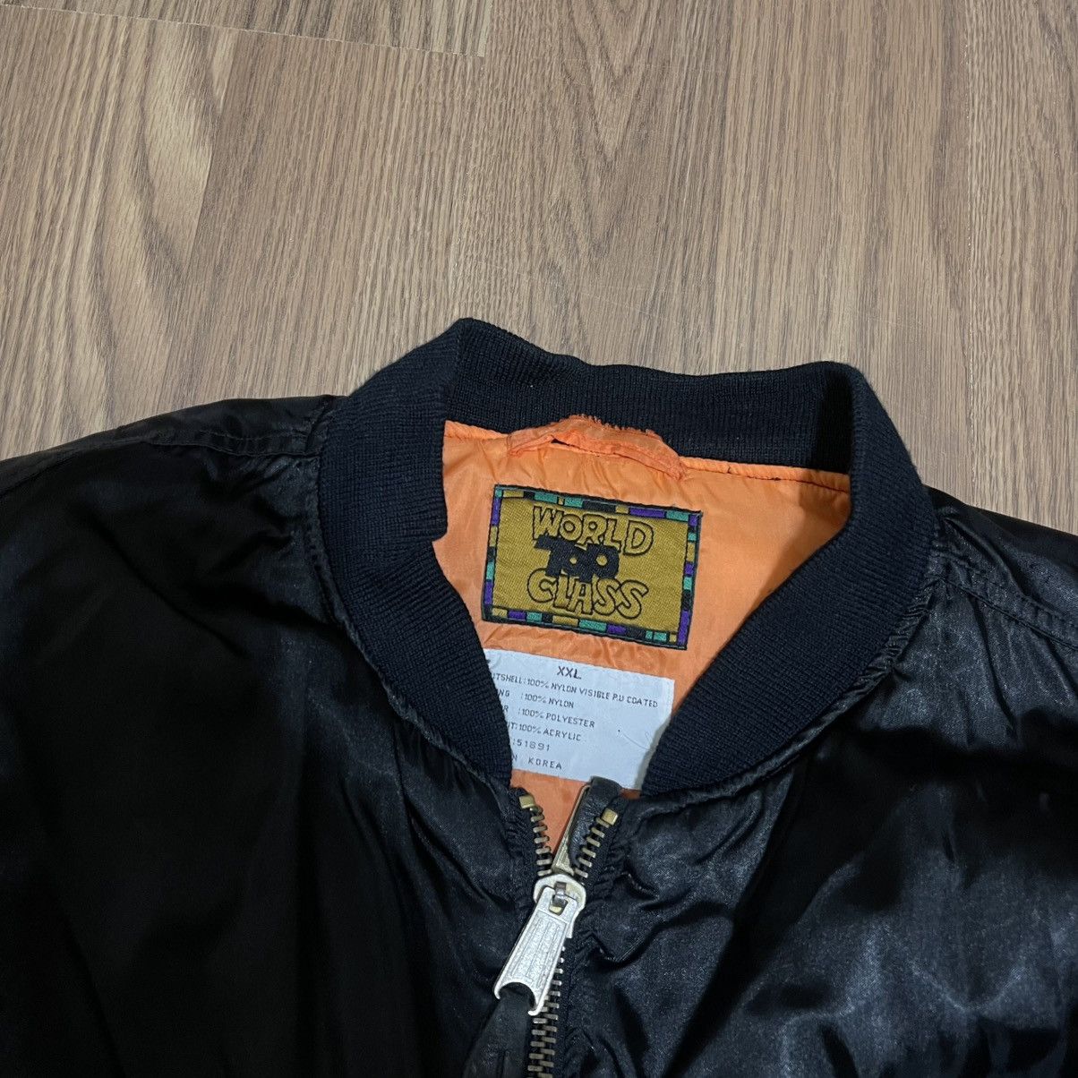 Vintage Vintage reversible black and orange bomber jacket Size US XXL / EU 58 / 5 - 5 Thumbnail