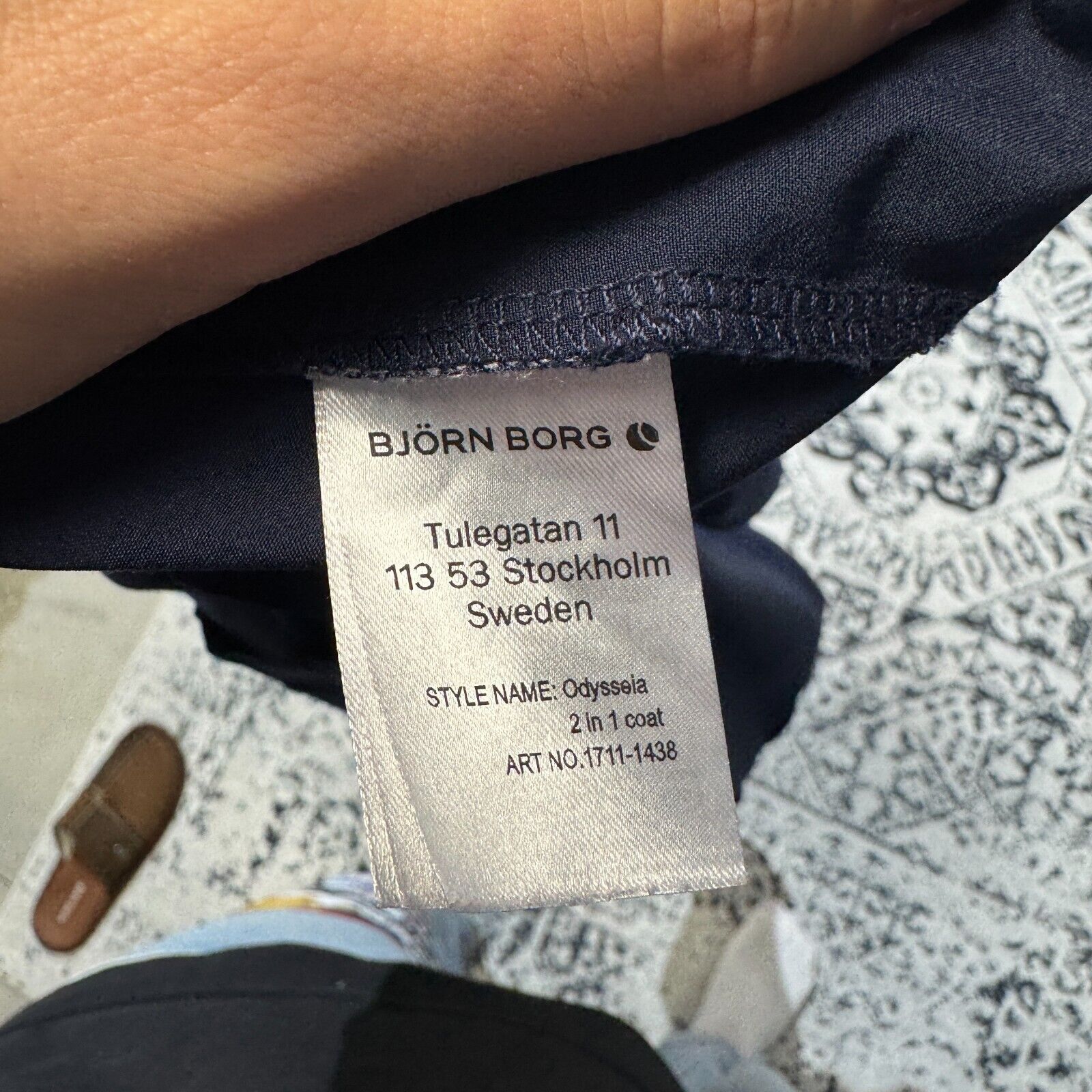 Vintage Vintage Bjorn Borg Navy Polyester Jacket Size XS Waterproof Size US XS / EU 42 / 0 - 11 Thumbnail