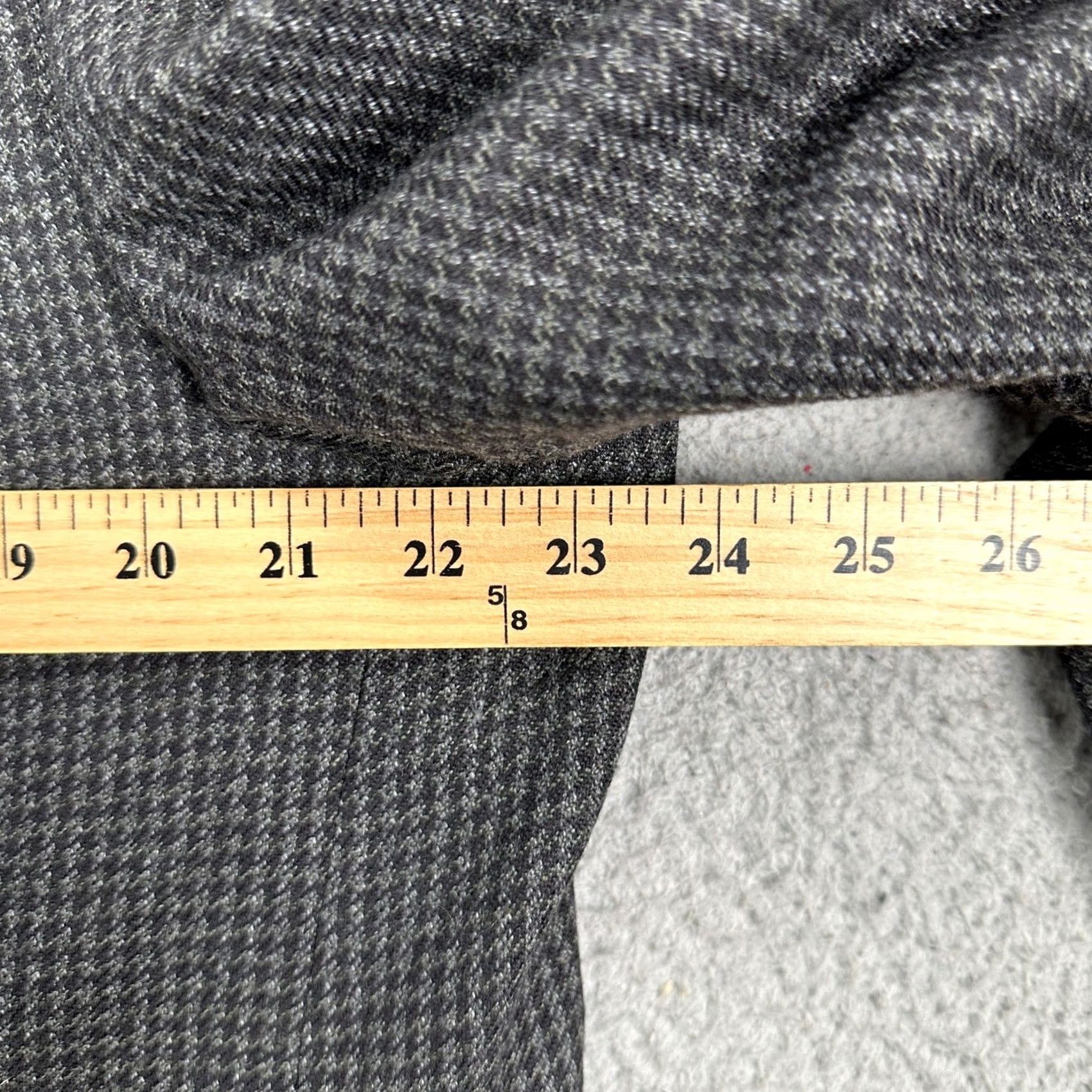 Ralph Lauren LAUREN RALPH LAUREN Blazer Sport Coat Men 44R Black Gray Houndstooth Lambswool Blazer Sport Coat Mens 44R Black Houndstooth Size 44R - 7 Thumbnail
