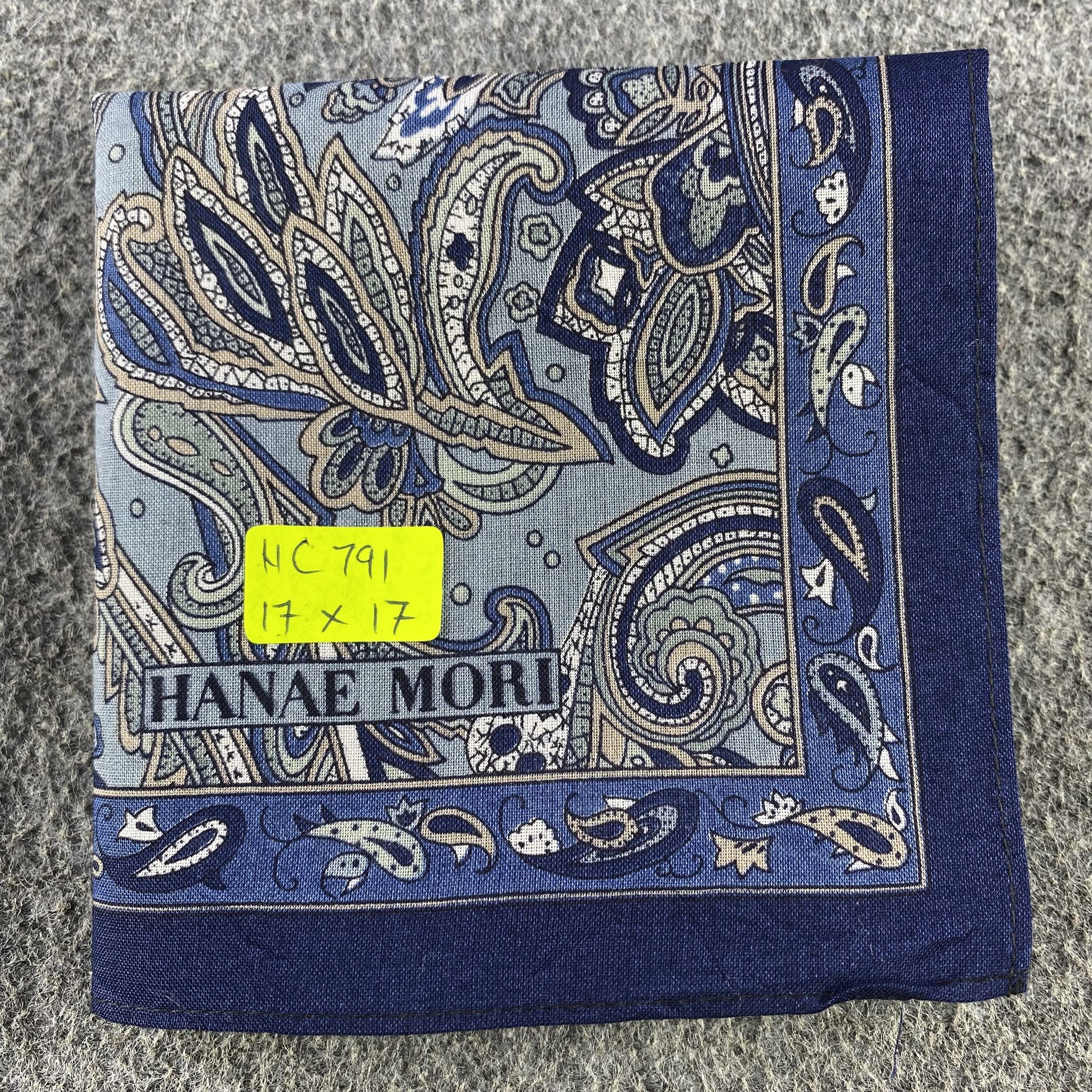 Hanae Mori Hanae Mori Handkerchief/Neckerchief/Bandana HC791 Size ONE SIZE - 5 Thumbnail