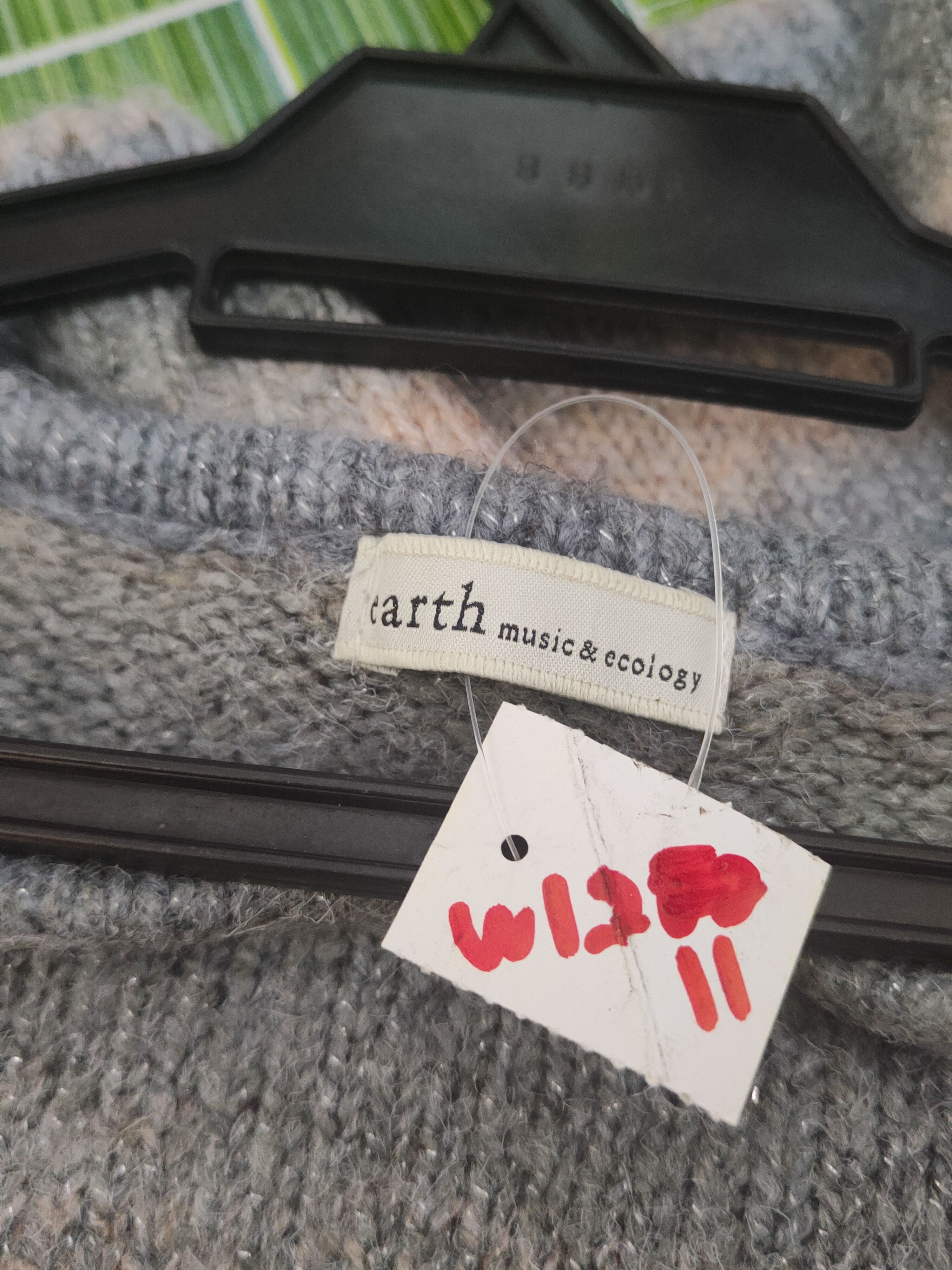 Homespun Knitwear × Japanese Brand × Vintage Earth Music & Ecology Pink Gray Knitwear Sweatshirts #W1211 Size S / US 4 / IT 40 - 11 Thumbnail