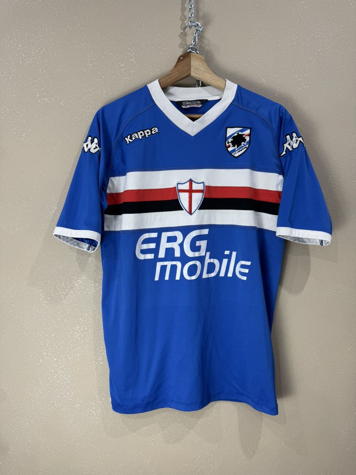Kappa Kappa Sampdoria 00s Jersey soccer football Size US M / EU 48-50 / 2 - 1 Thumbnail