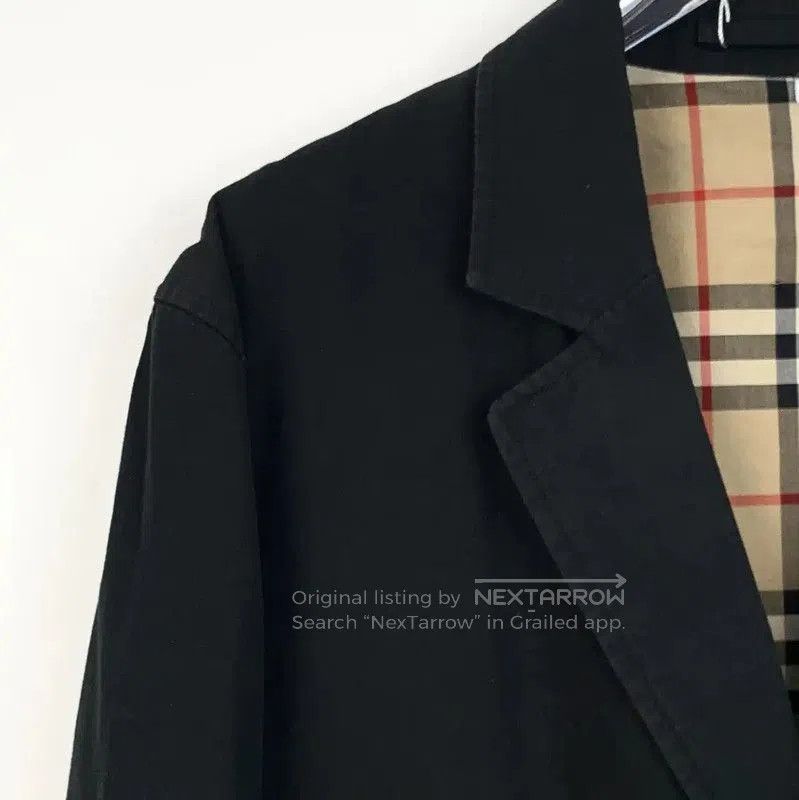 Burberry Burberry Black Cotton Women's Coat. Size M / US 6-8 / IT 42-44 - 3 Thumbnail
