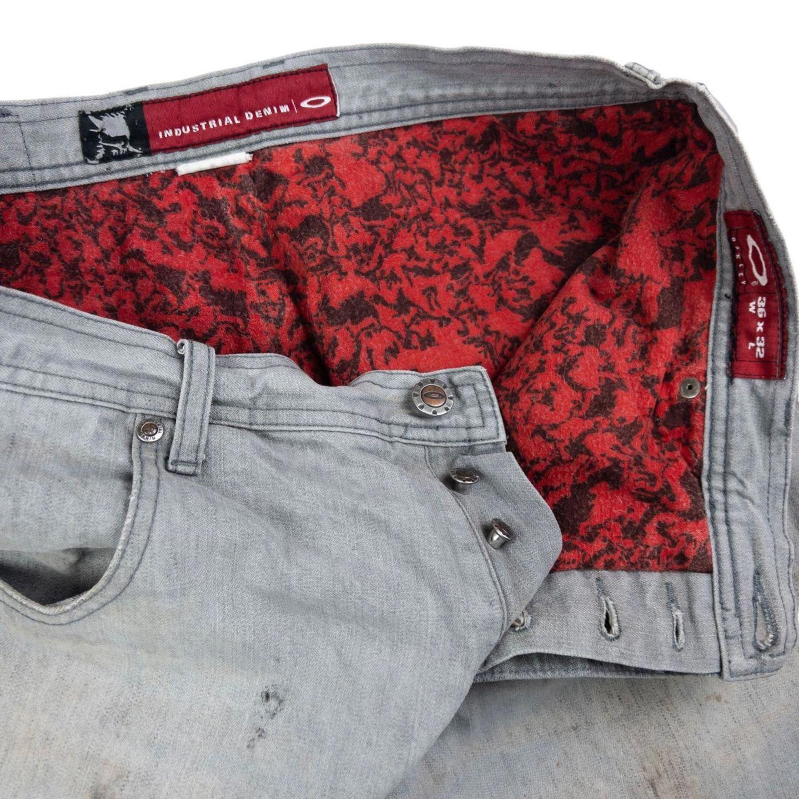 Oakley Vintage Oakley Industrial Denim Jeans Size W35 Size US 35 - 5 Thumbnail
