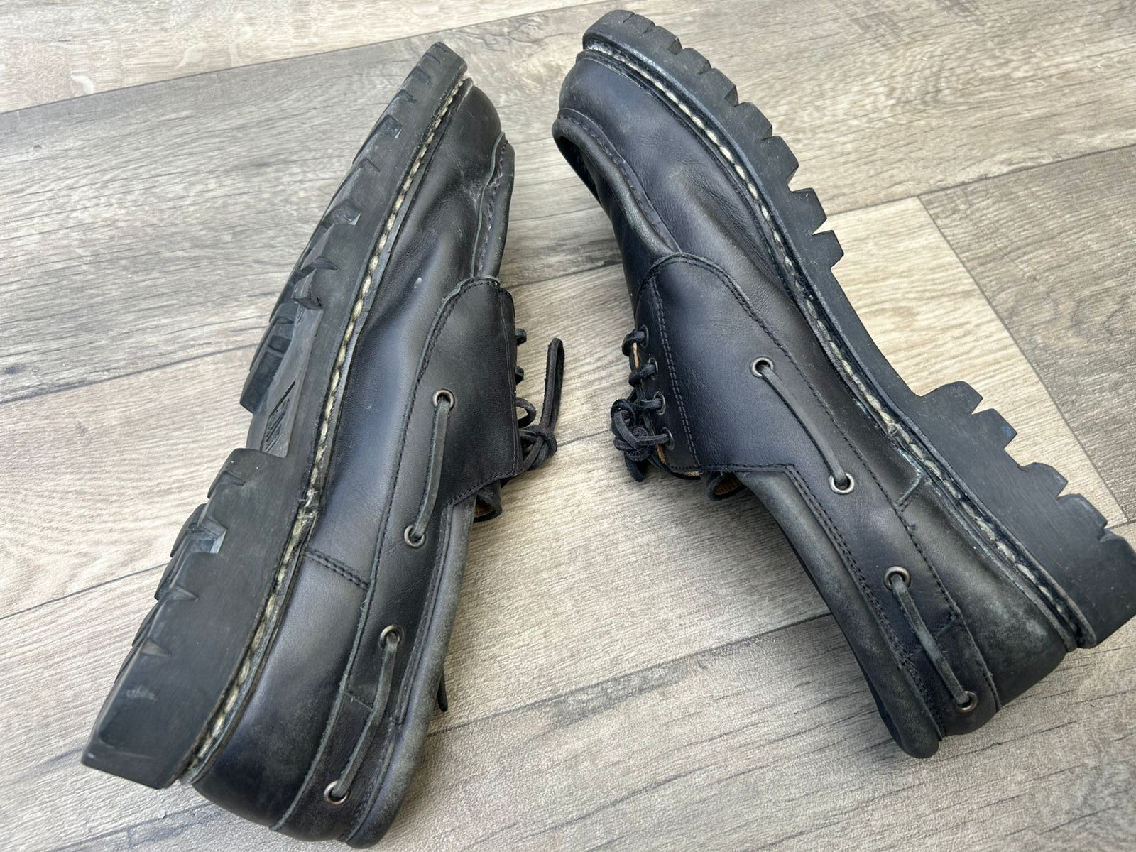 Paraboot Paraboot Chimey/Jannu Derby Black Leather shoes Sz 11 UK Size US 12 / EU 45 - 7 Thumbnail