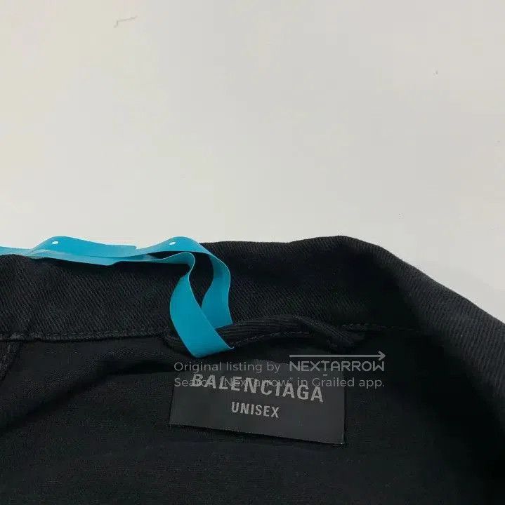 Balenciaga Balenciaga Black Long Sleeve Denim Jacket. Size US S / EU 44-46 / 1 - 2 Thumbnail