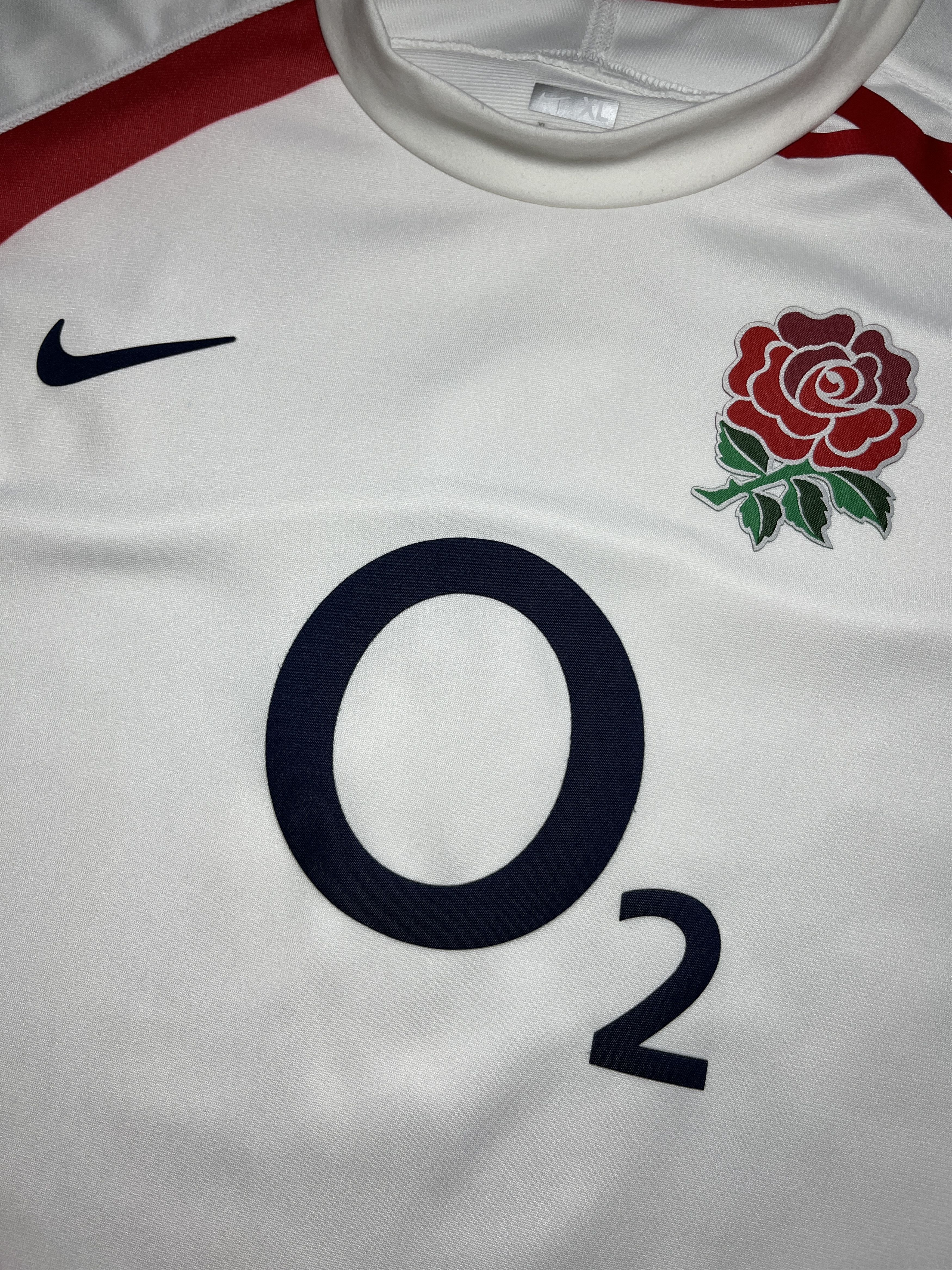 Nike × Vintage Nike England National Rugby Union Team 2007-2009 Jersey Size US XL / EU 56 / 4 - 8 Thumbnail