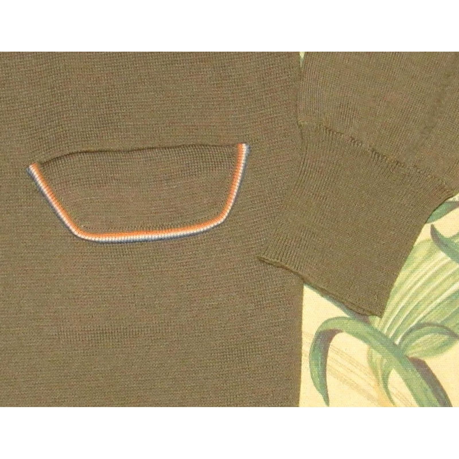 Vintage Vtg EUROPECRAFT Wool Loop Collar Sweater Made In Italy Medium Size US M / EU 48-50 / 2 - 3 Thumbnail