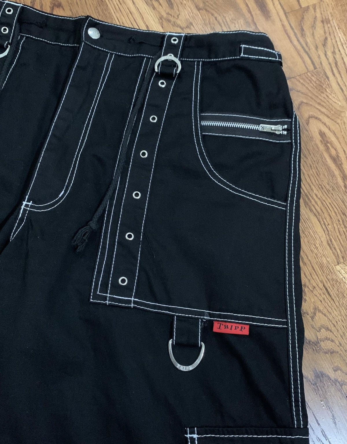 Tripp NYC Vintage Tripp NYC Gothic Black Shorts (Size XL) Size US 36 / EU 52 - 3 Thumbnail
