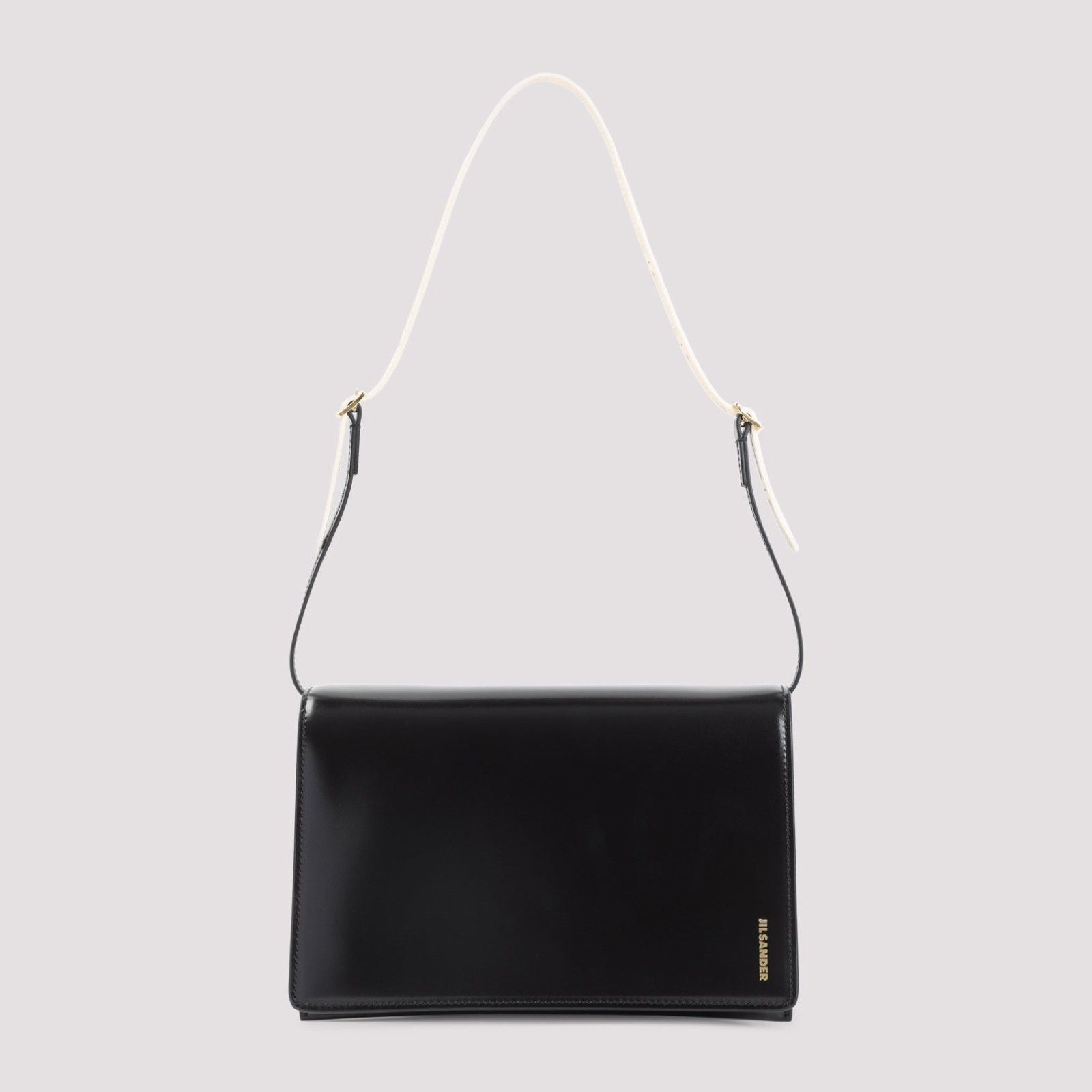 Jil Sander JIL SANDER File Black Leather Shoulder Bag New/Authentic Size ONE SIZE - 1 Thumbnail