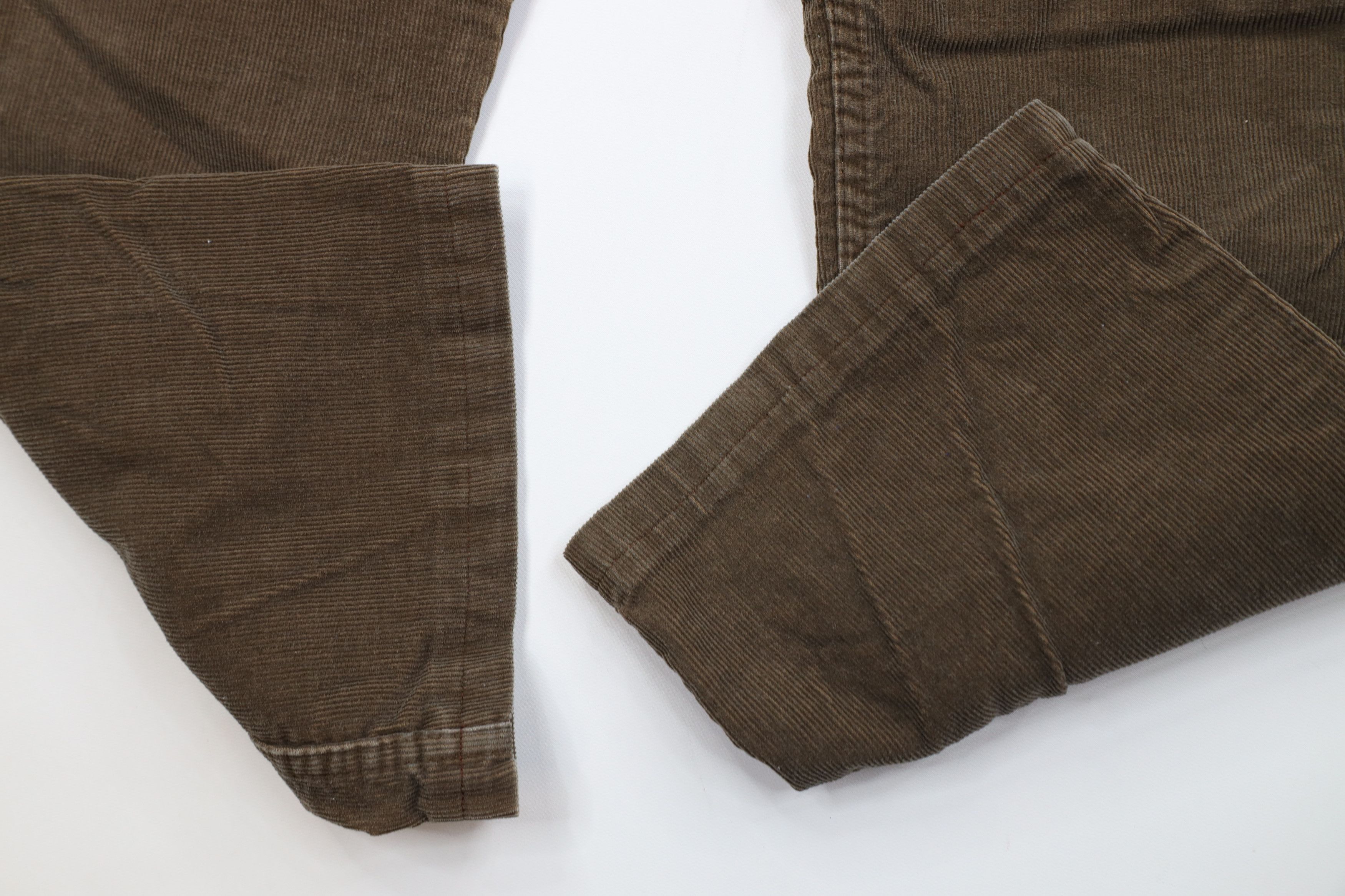 Vintage Vintage 70s Streetwear Wide Leg Corduroy Pants Brown USA Size US 36 / EU 52 - 6 Thumbnail