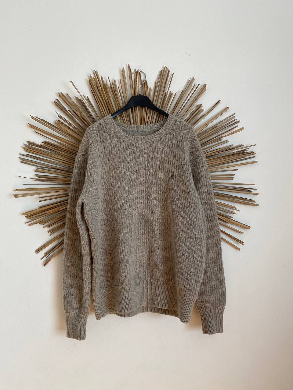 Allsaints × Vintage SWEATER Allsaints Vintage Mini Logo Y2k Style wool Size US S / EU 44-46 / 1 - 1 Thumbnail