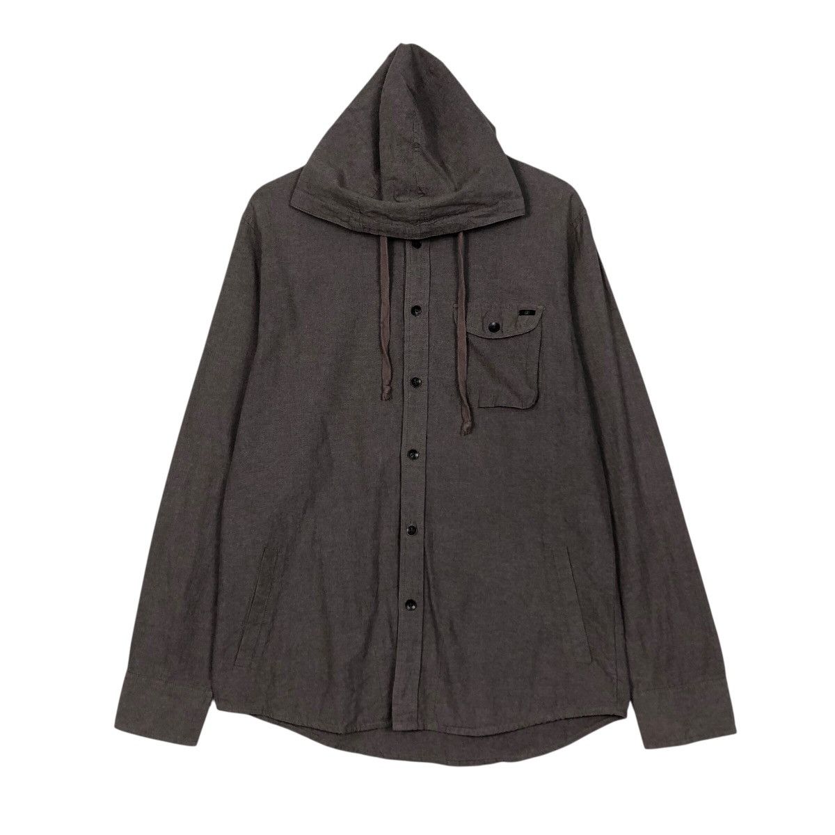 Japanese Brand 📌Vintage Button Jacket Chore Work Volcom Hoodie Biker Size US M / EU 48-50 / 2 - 2 Thumbnail