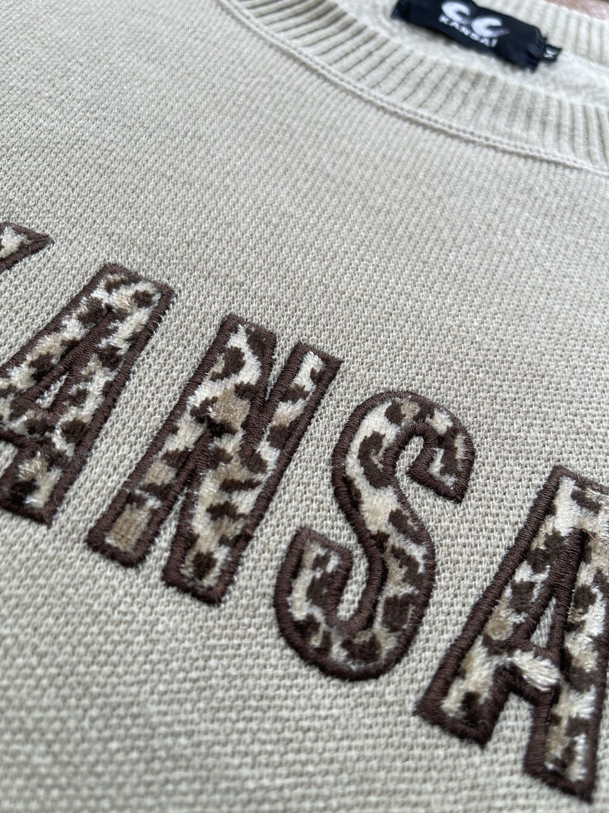 Kansai Yamamoto Kansai Yamamoto Leopard Crewneck Beige Sweatshirt Size M / US 6-8 / IT 42-44 - 7 Thumbnail