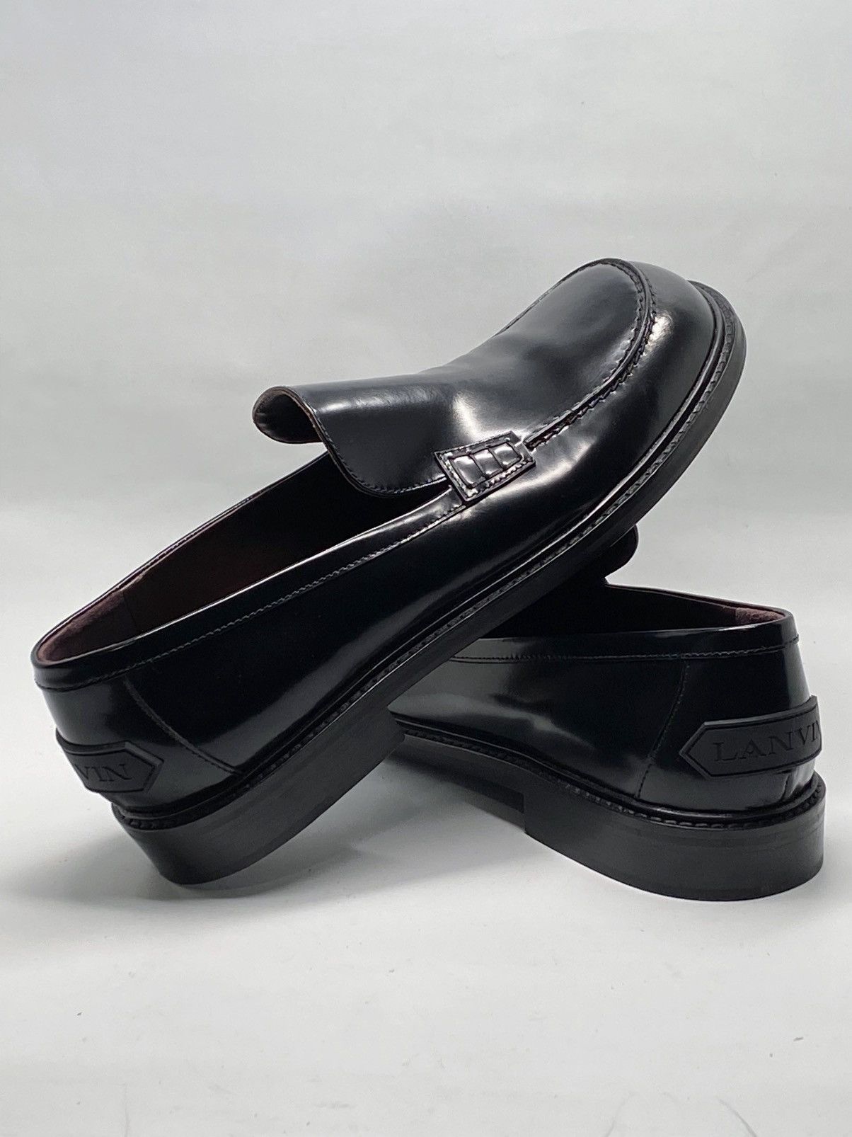 Lanvin Lanvin Spinto polished leather loafers size 42/us size 9 Size US 9 / EU 42 - 3 Thumbnail