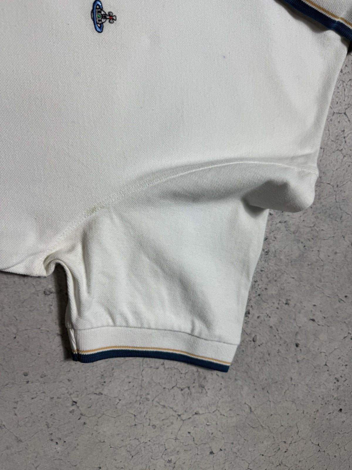 Vivienne Westwood Vivienne Westwood Luxury Polo T-Shirt White Size US L / EU 52-54 / 3 - 8 Thumbnail