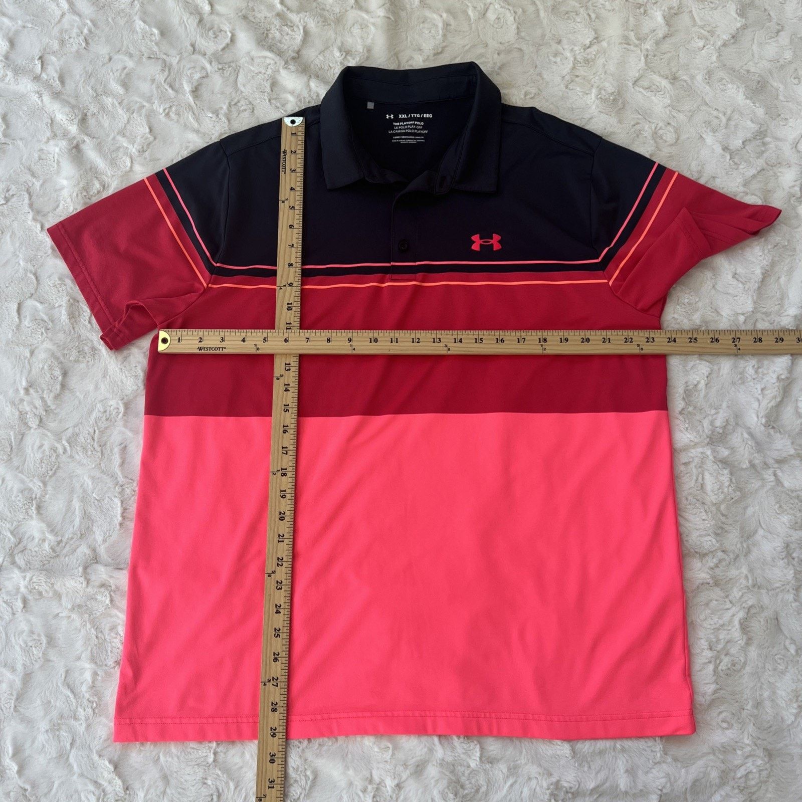 Under Armour Under Armour Golf Polo Multicolor Golf Shirt Mens Size 2XL Size US XXL / EU 58 / 5 - 5 Thumbnail