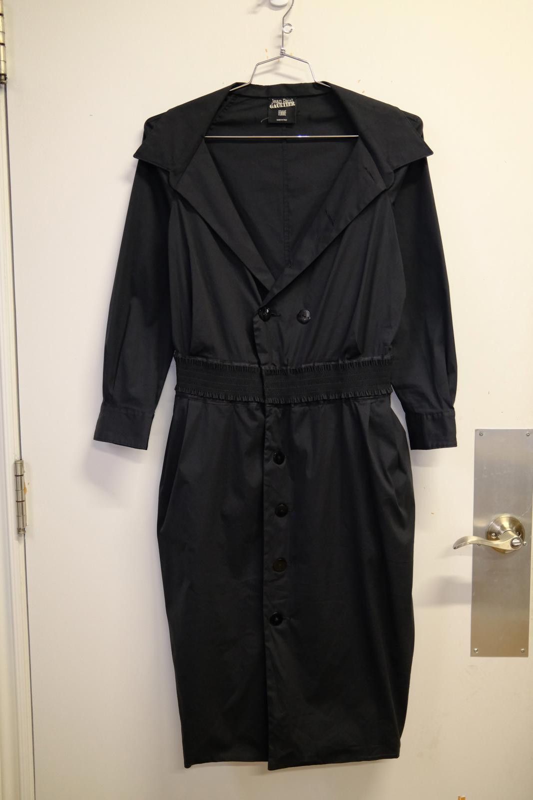 Jean Paul Gaultier 90's Jean Paul Gaultier Femme Elastic Trench Coat Size M / US 6-8 / IT 42-44 - 1 Thumbnail