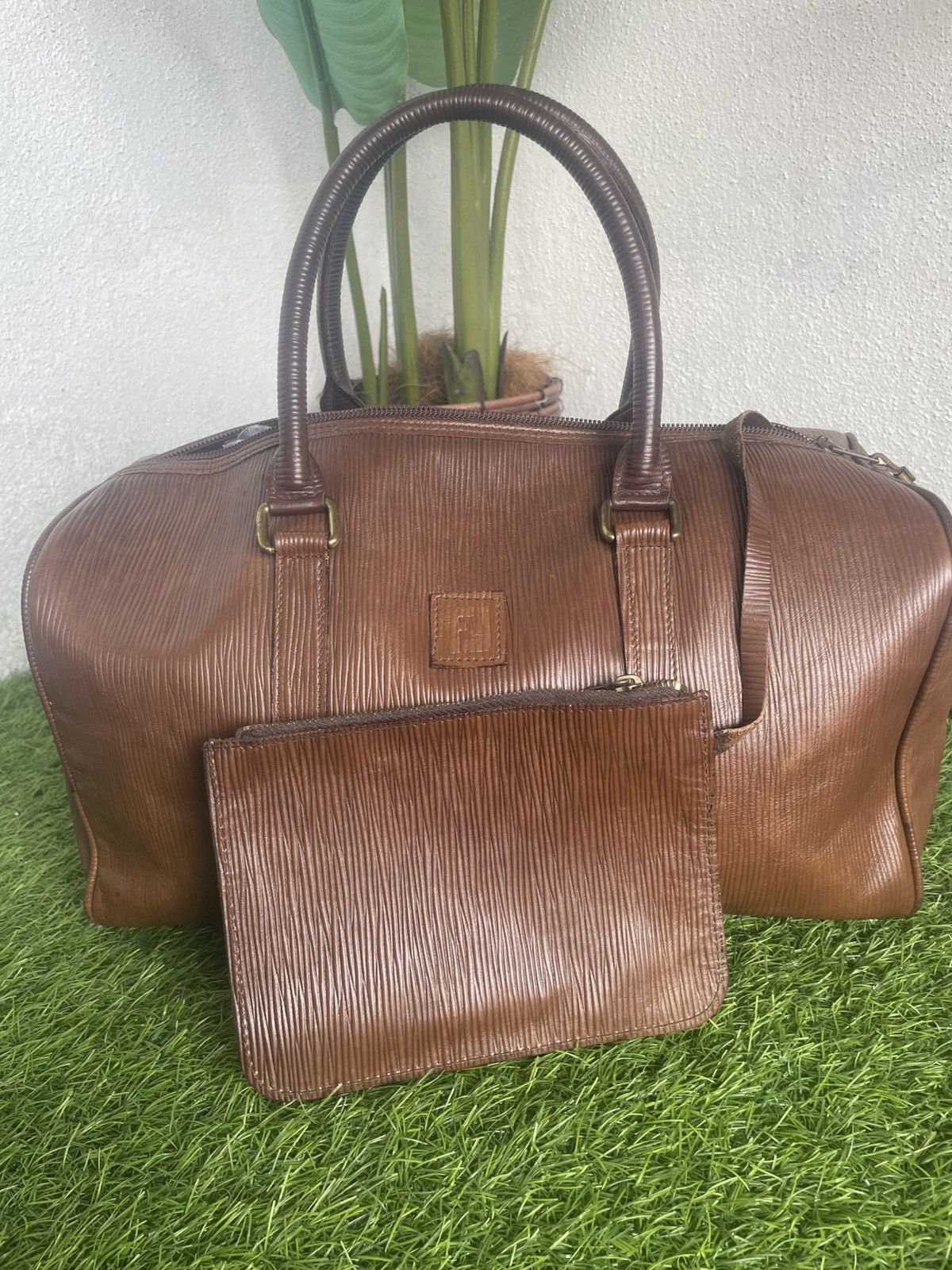 Fendi Authentic vintage 80’s FENDI SAS Boston Bag Size ONE SIZE - 1 Thumbnail
