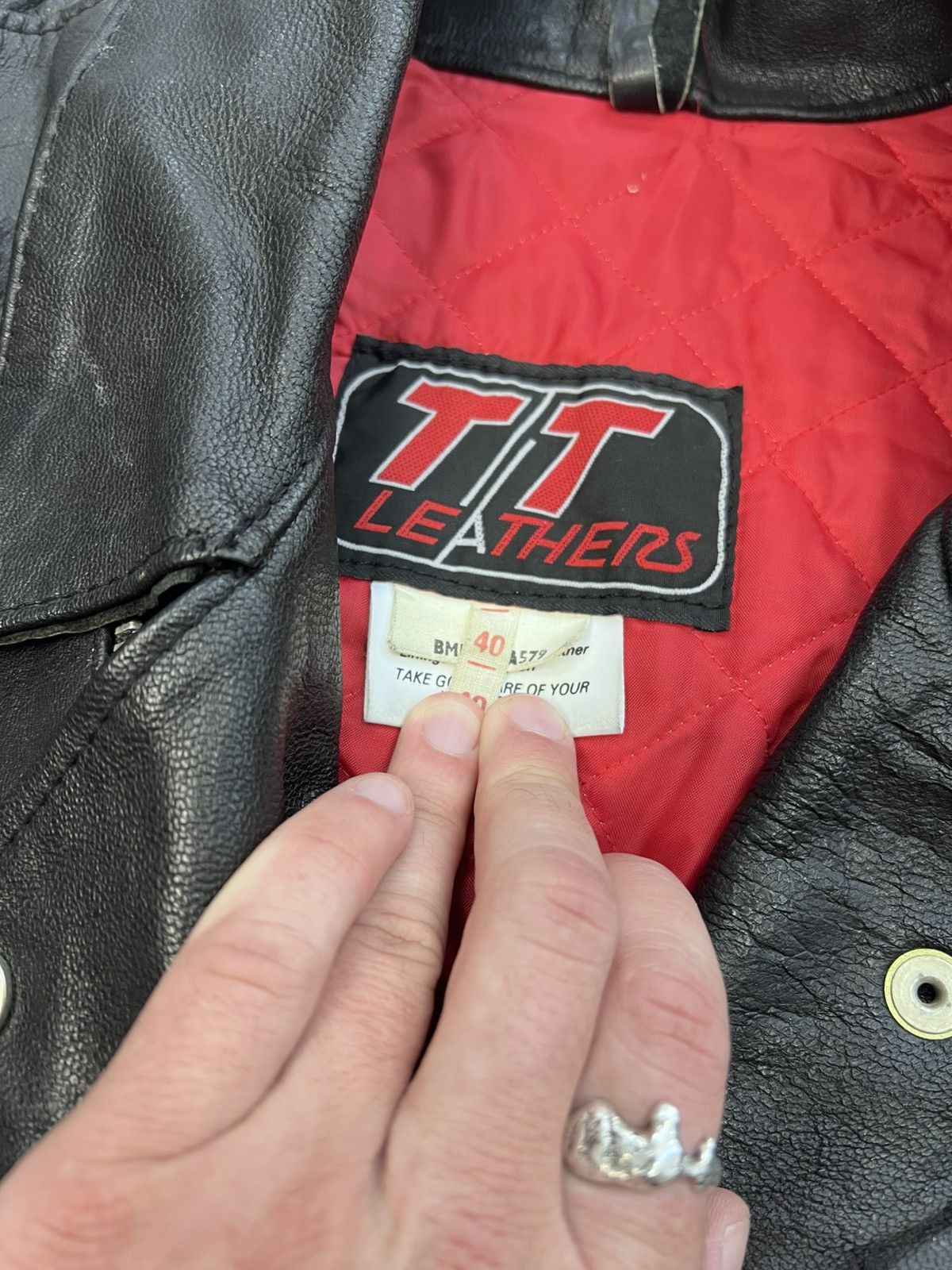 Harley Davidson VINTAGE WESTERN BIKER MOTO STYLE AVANT GARDE LEATHER JACKET Size US M / EU 48-50 / 2 - 6 Thumbnail