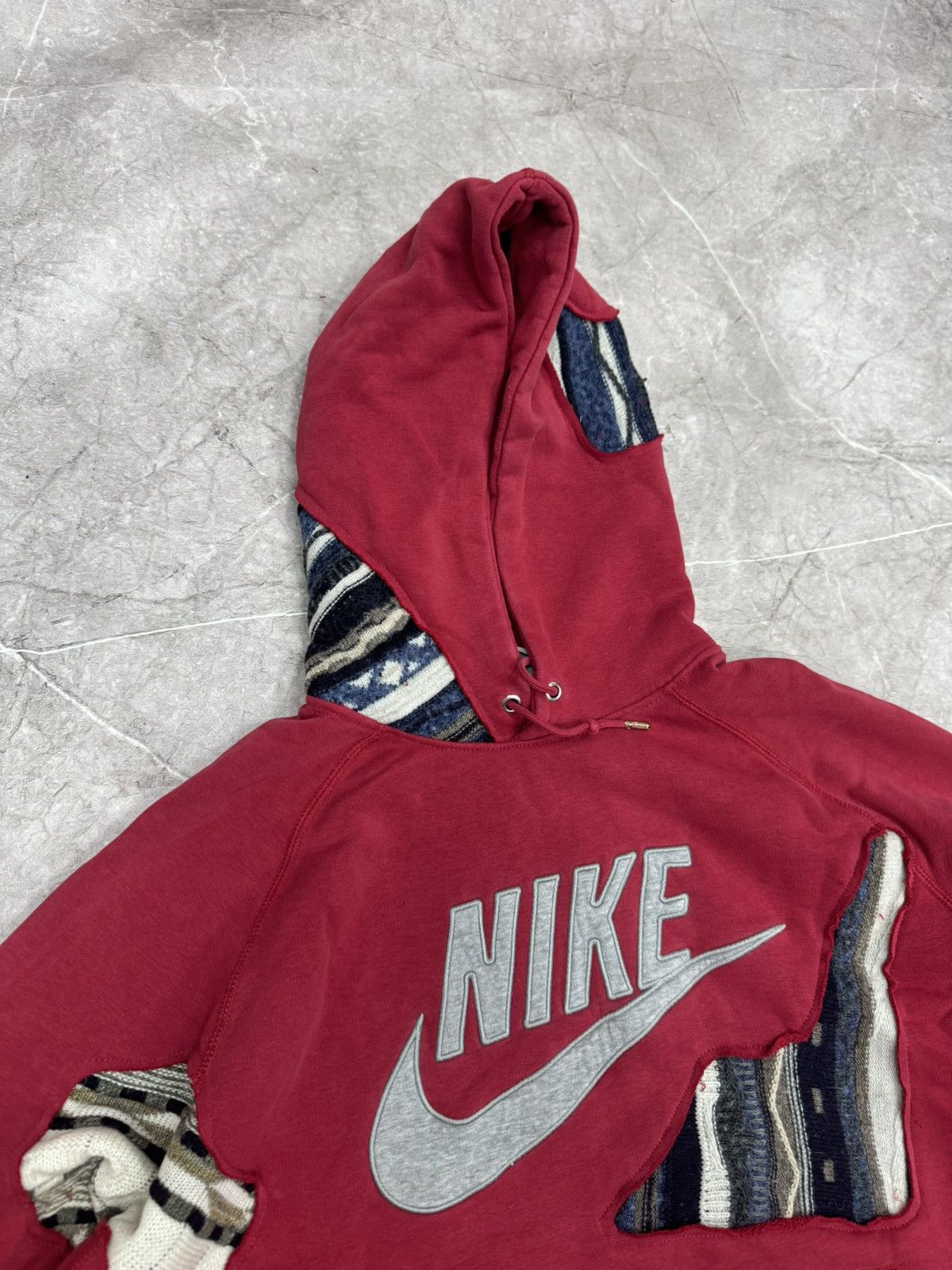 REWORKED NIKE 1 of 1 Coogi sweater custom hoodie sweatshirt