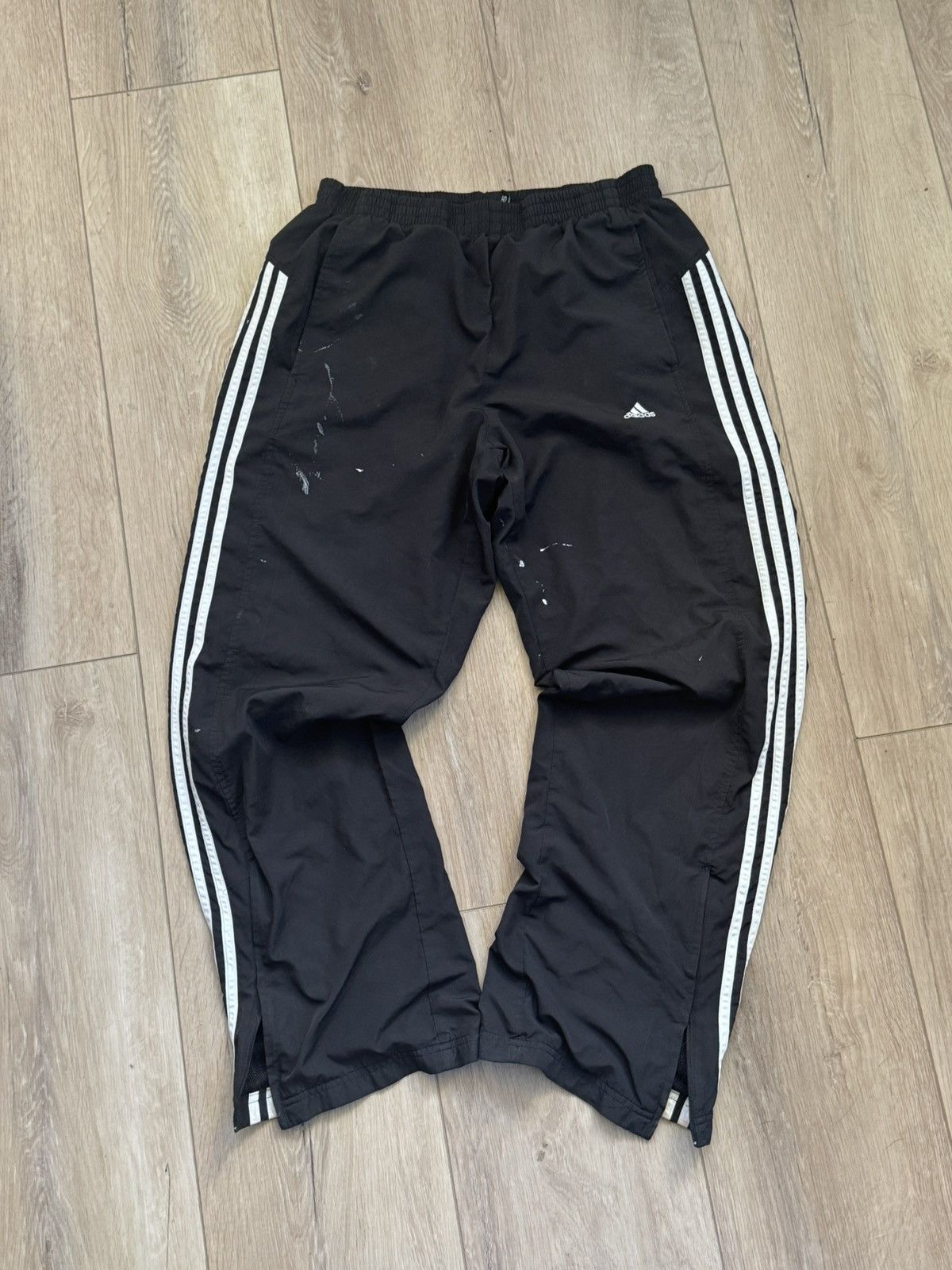 Adidas y2k 90s Zip Mens Addias Joggers Size US 32 / EU 48 - 1 Thumbnail