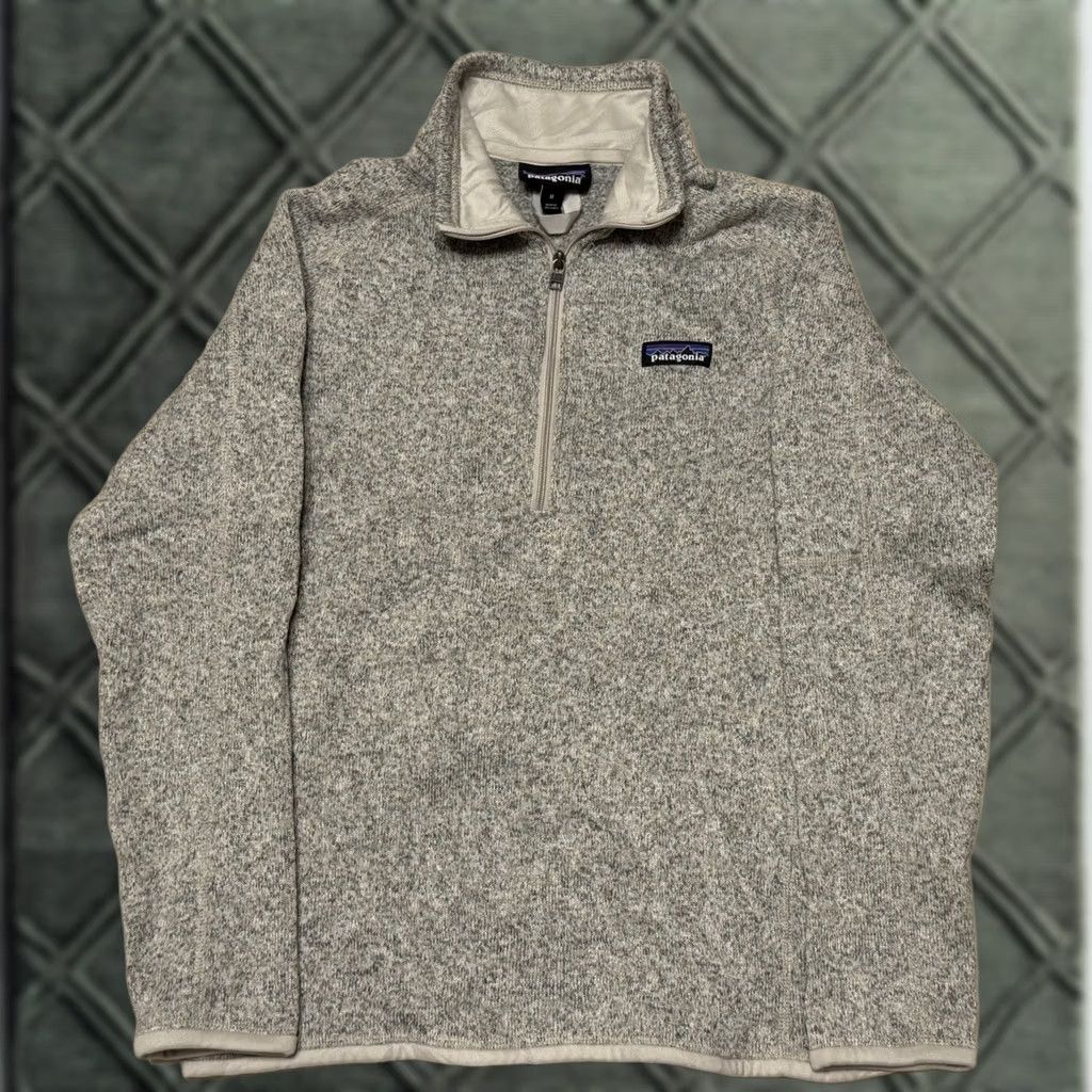 Patagonia Patagonia Better Sweater Quarter Zip Pullover M Women's Gray Fleece Logo Embroidered Zipper Outdoor Classic Warm Weather: Winter Fall Spring Size M / US 6-8 / IT 42-44 - 1 Thumbnail