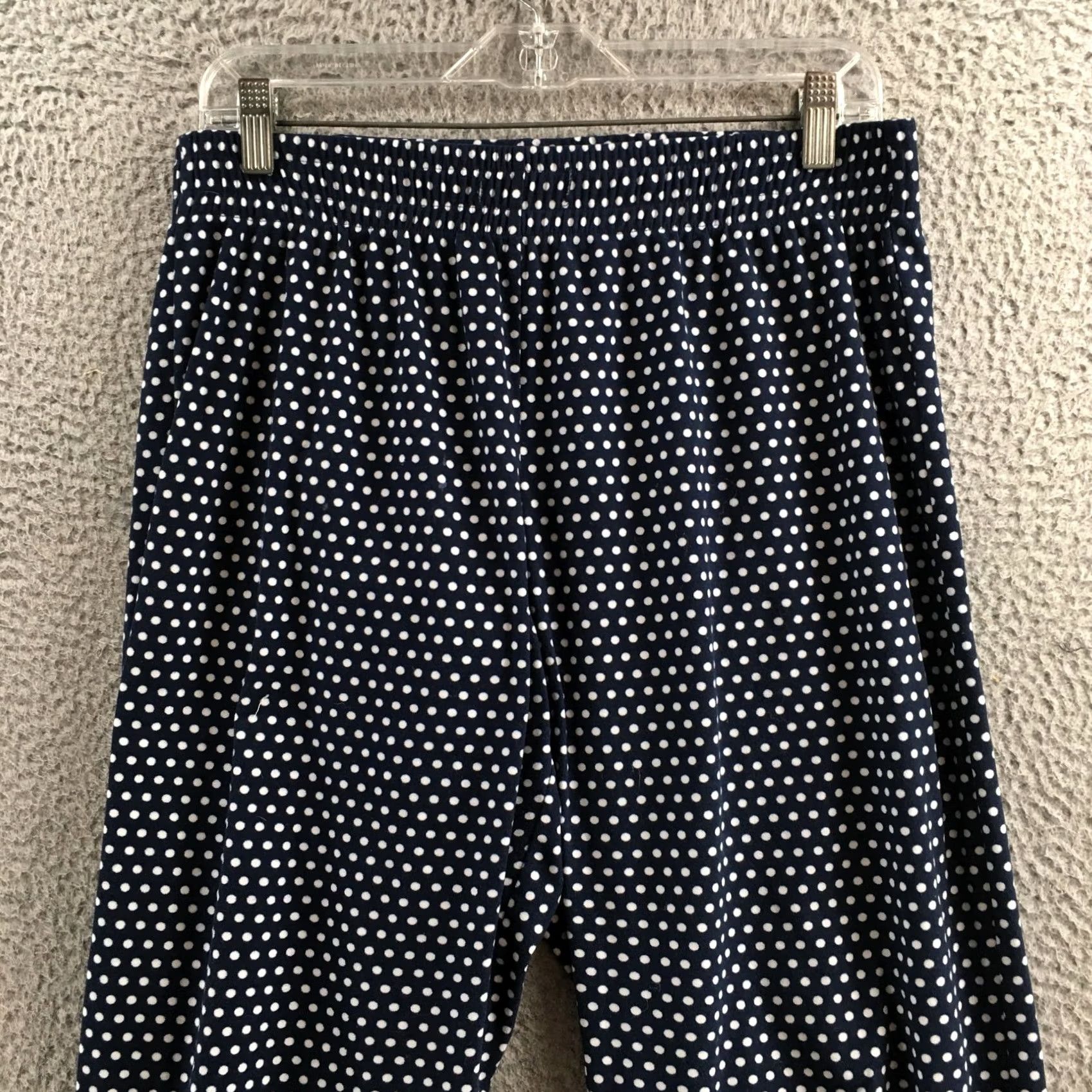 Calvin Klein Calvin Klein Pajama Pants Womens M Blue Polka Dots Pull On Stretch Sleepwear Sleepwear Pants Size 32" / US 10 / IT 46 - 2 Thumbnail