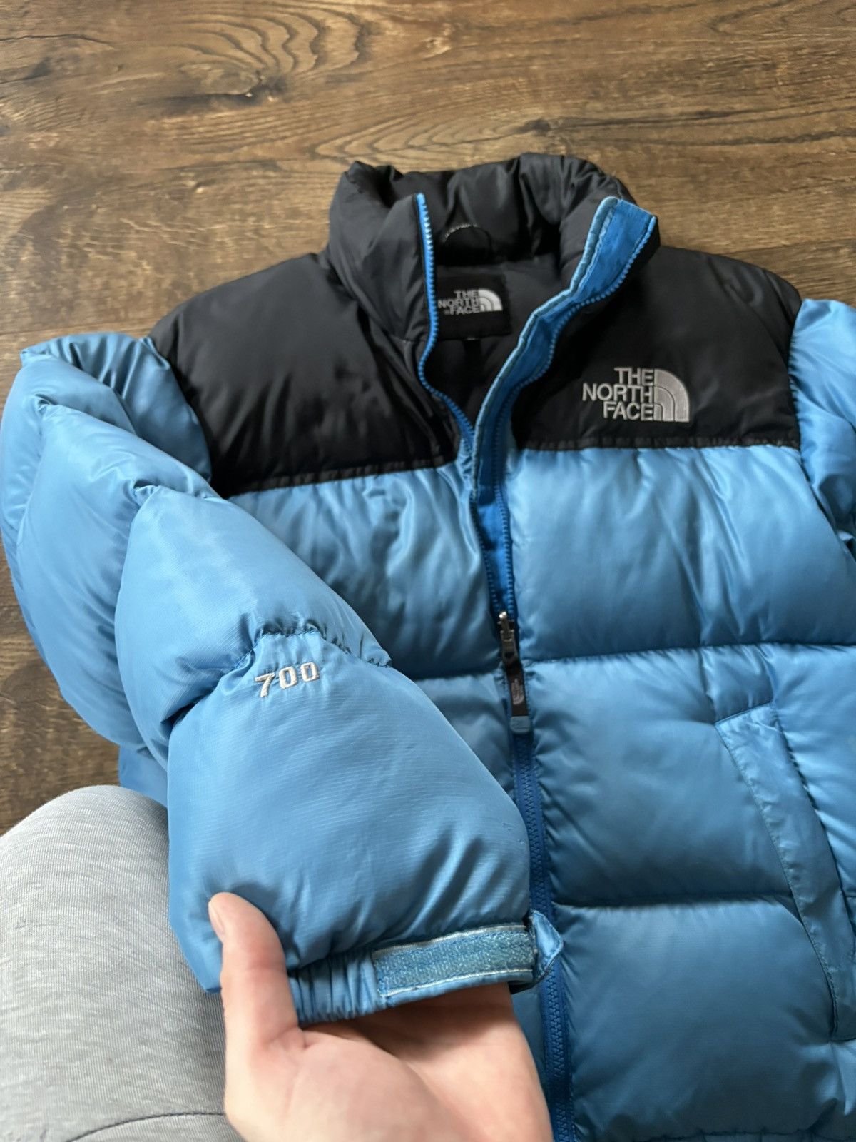The North Face × Vintage Vintage 90s North Face 700 Down Nuptse Puffer Jacket Black Size US M / EU 48-50 / 2 - 5 Thumbnail