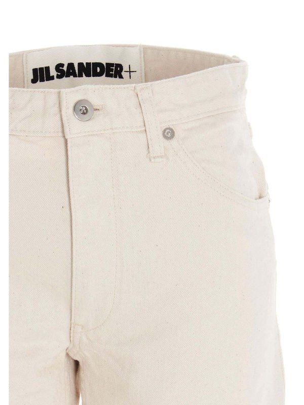 Jil Sander o1y1025 Denim Pant in Ivory Size 29" - 3 Thumbnail