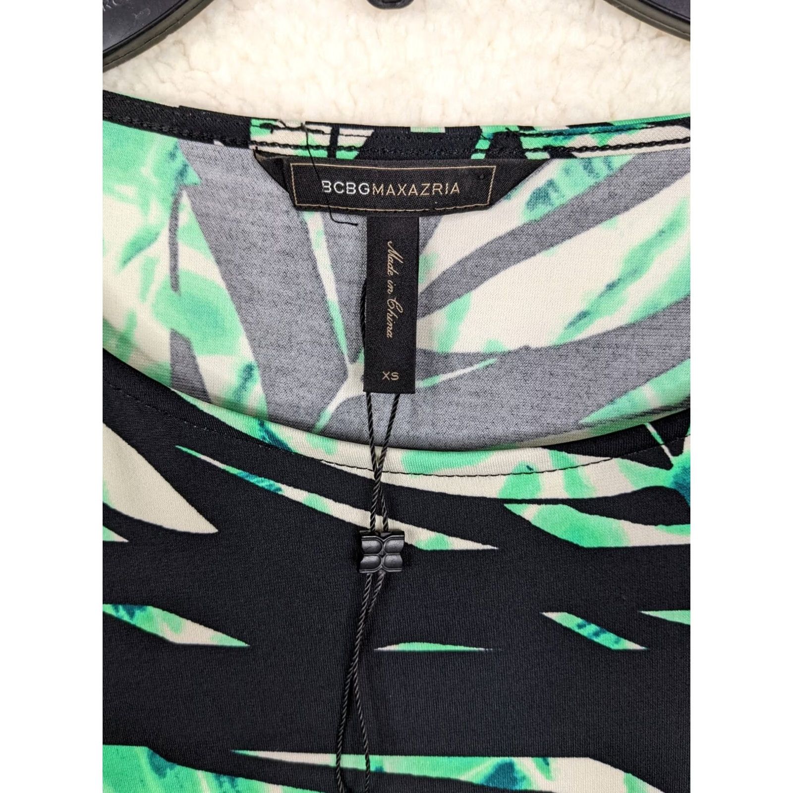 Bcbgmaxazria BCBGMAXAZRIA Dress XS Floral Print Round Neck Long Sleeve A-Line Vintage No Size XS / US 0-2 / IT 36-38 - 7 Thumbnail