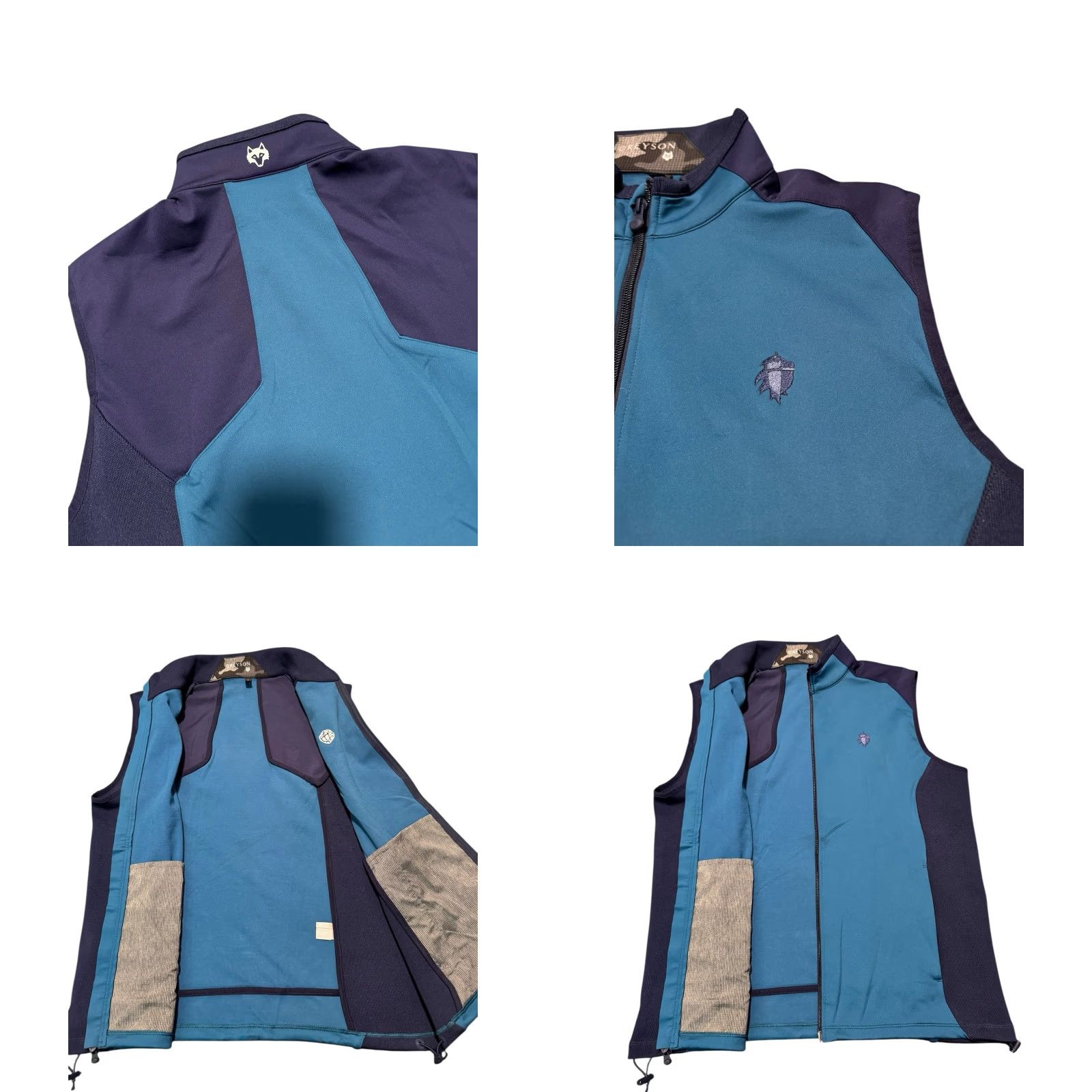 Vintage Greyson Golf Sequoia Lux Full Zip Performance Vest Wool Blend Blue Men’s M Logo Shirt Size US M / EU 48-50 / 2 - 8 Thumbnail