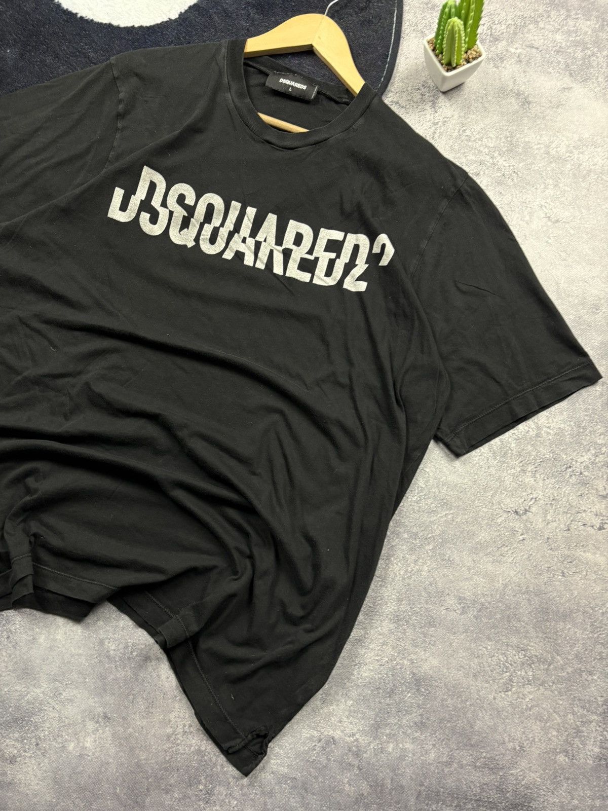 Dsquared2 DSQUARED2 Hype Big Logo Tshirt Streetwear Luxury Rare Logo Size US L / EU 52-54 / 3 - 2 Thumbnail