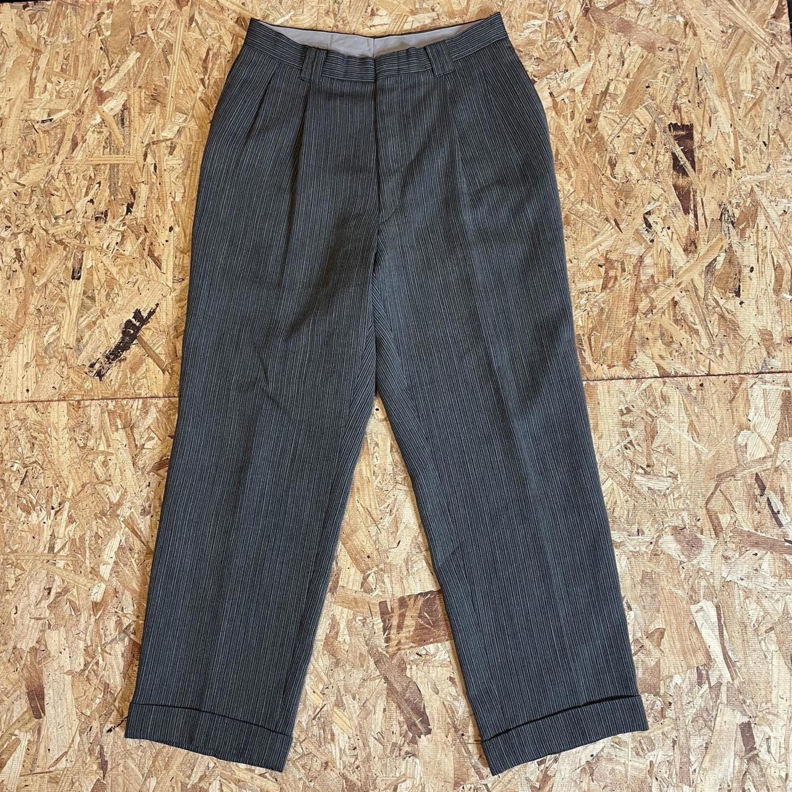 Boy London [BOY] • : Vintage 80s BOY London wide-leg boxy 2-piece suit Size 38R - 3 Thumbnail