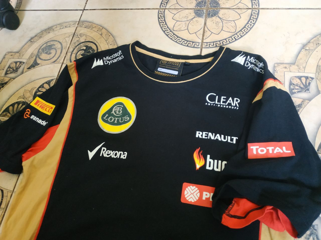 Formula 1 Vintage Lotus F1 Team 2014 Racing T-Shirt Blokecore Tee Size US XL / EU 56 / 4 - 12 Thumbnail