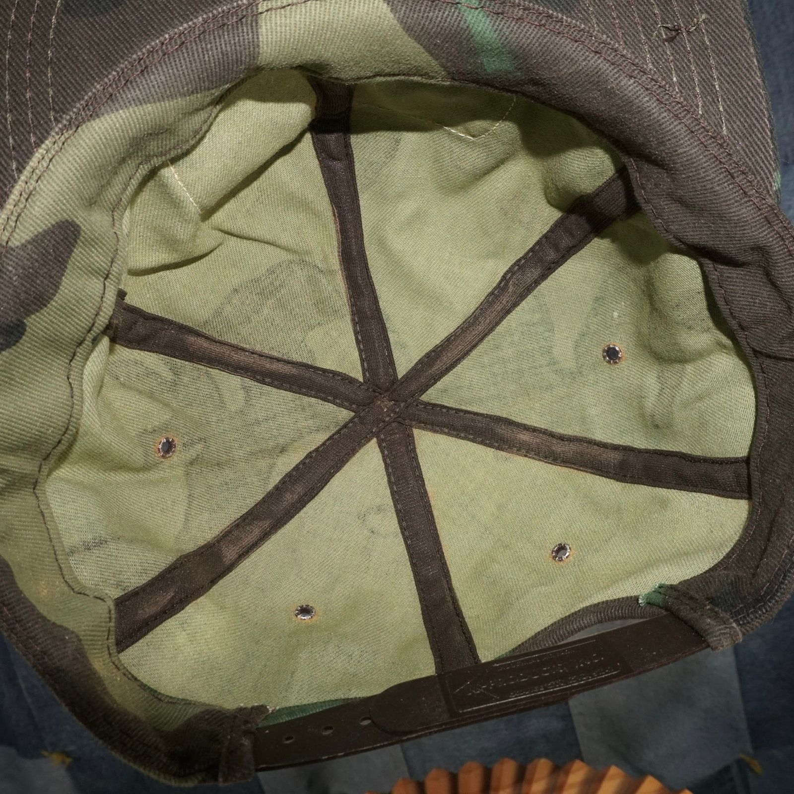 Vintage OSFA - Vintage Y2K PUREGRO embroider patch military camo hat Size ONE SIZE - 6 Thumbnail