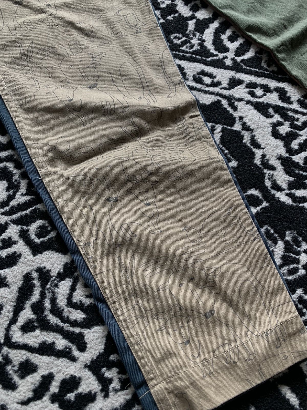 Ne-Net Ne-Net By Issey Miyake 4 Tone Animal Pattern Pants Size US 30 / EU 46 - 4 Thumbnail