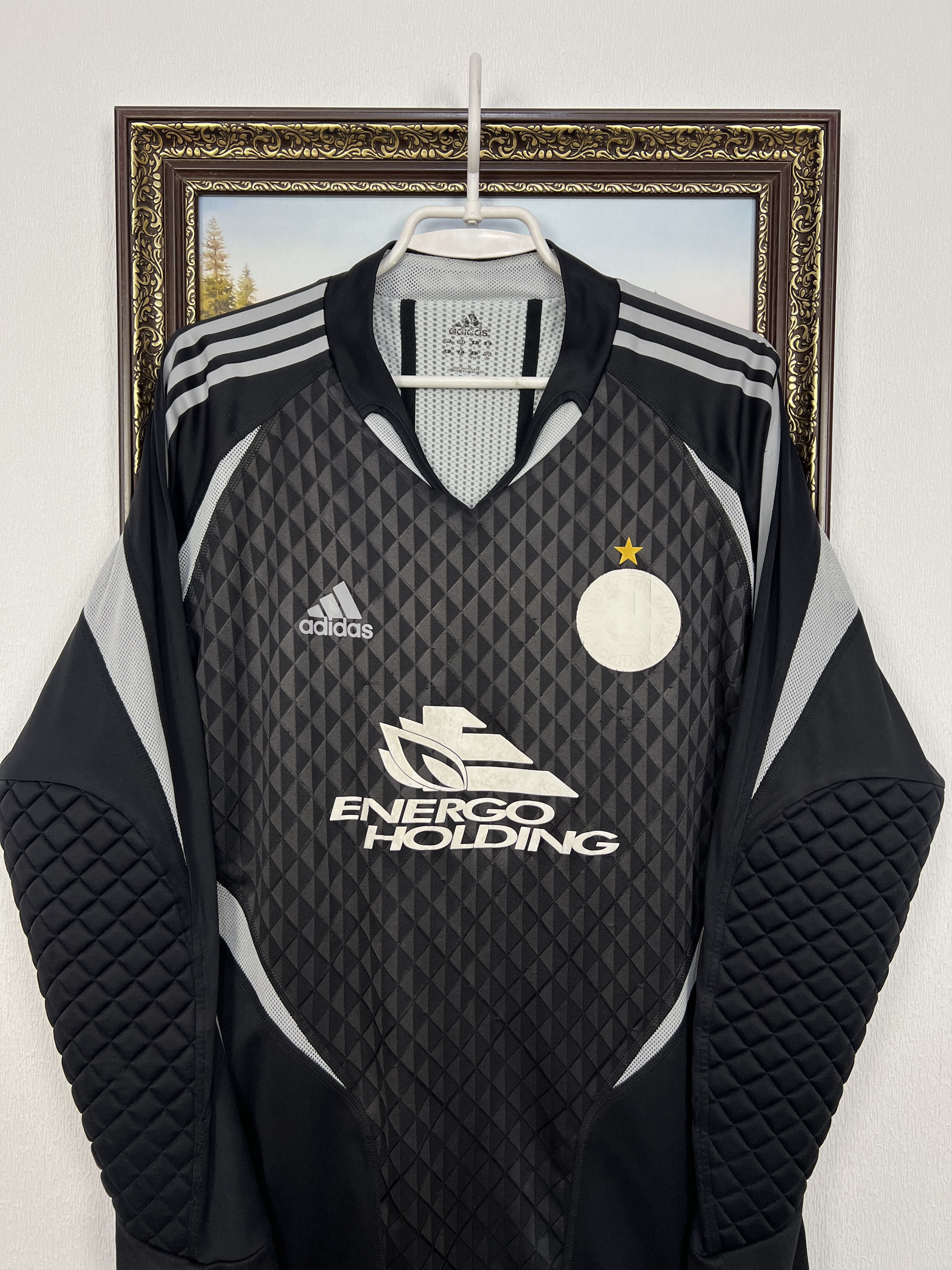 Adidas Dynamo Kiev Goalkeeper football shirt 2004 Soccer #23 Adidas Size US L / EU 52-54 / 3 - 2 Thumbnail