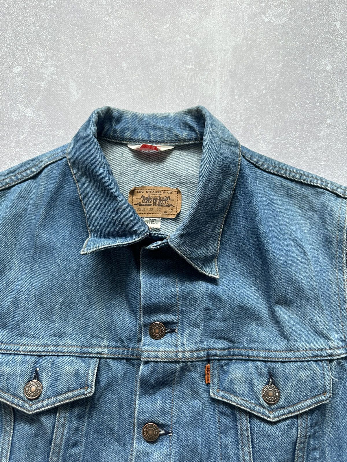 Levi's Levi's Jeans 70501 Weste Jeansweste Vintage Denim France Size US S / EU 44-46 / 1 - 3 Thumbnail