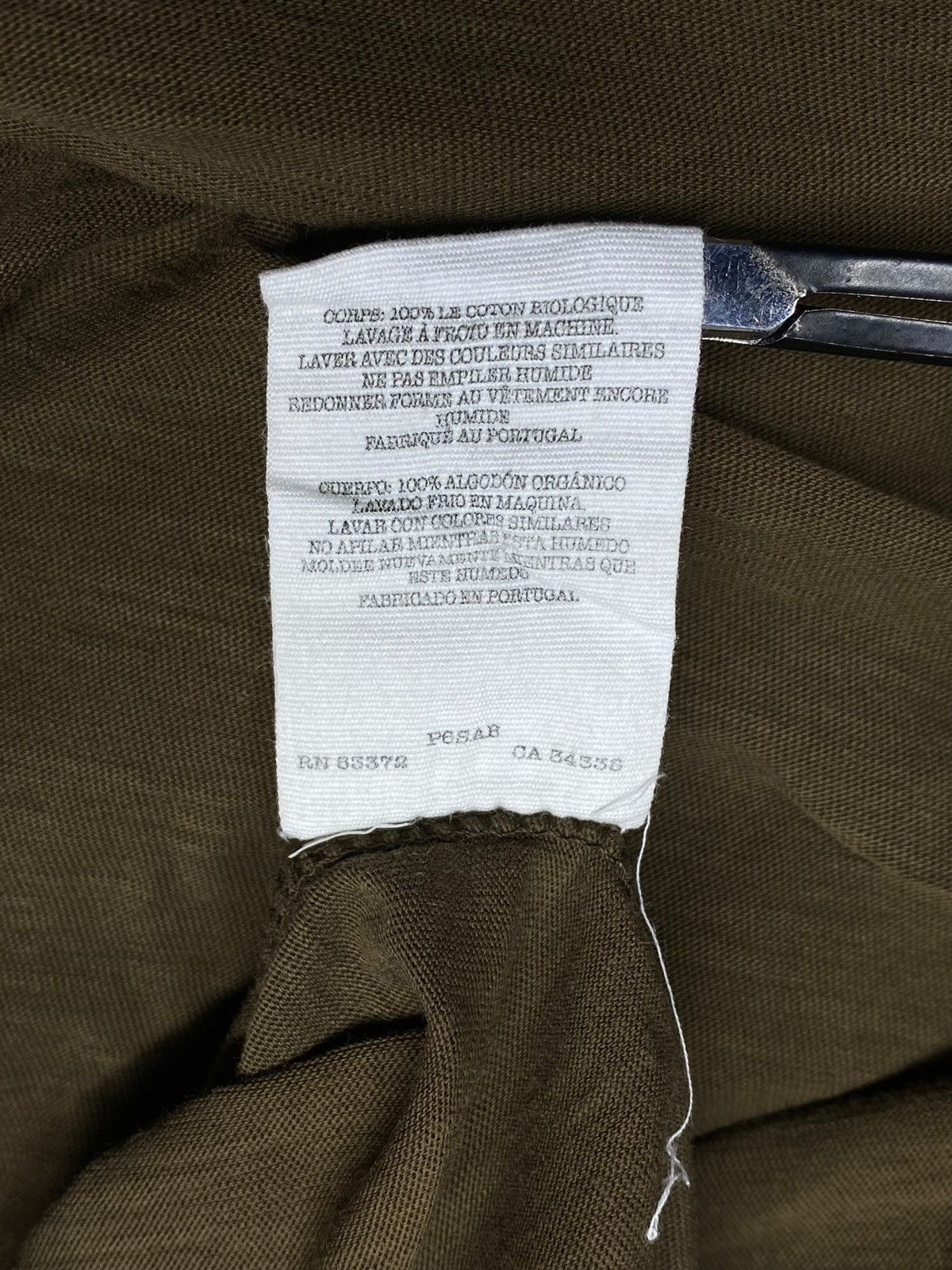YMC YMC Organic Cotton Tee in Military Green Luxe Essential Size US L / EU 52-54 / 3 - 5 Thumbnail