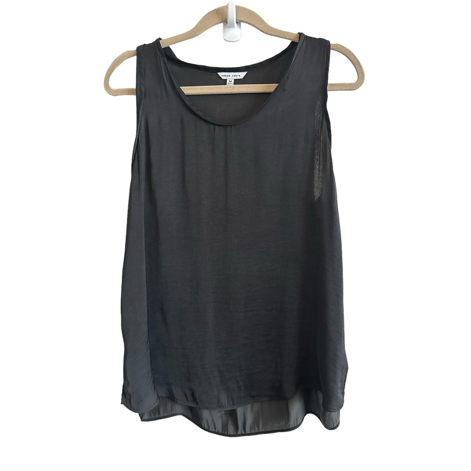 Other Naked Zebra Sleeveless Black Tank Drawstring Shorts Set - M Size 30" / US 8 / IT 44 - 4 Thumbnail
