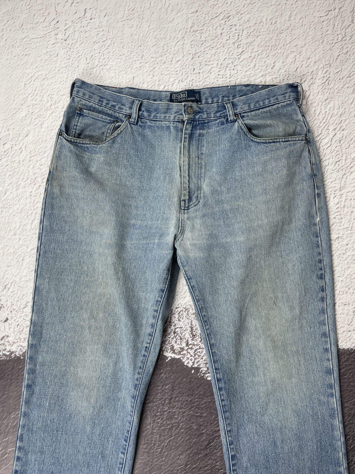 Polo Ralph Lauren Polo Ralph Lauren vintage blue faded distressed jeans denim Size US 36 / EU 52 - 6 Thumbnail