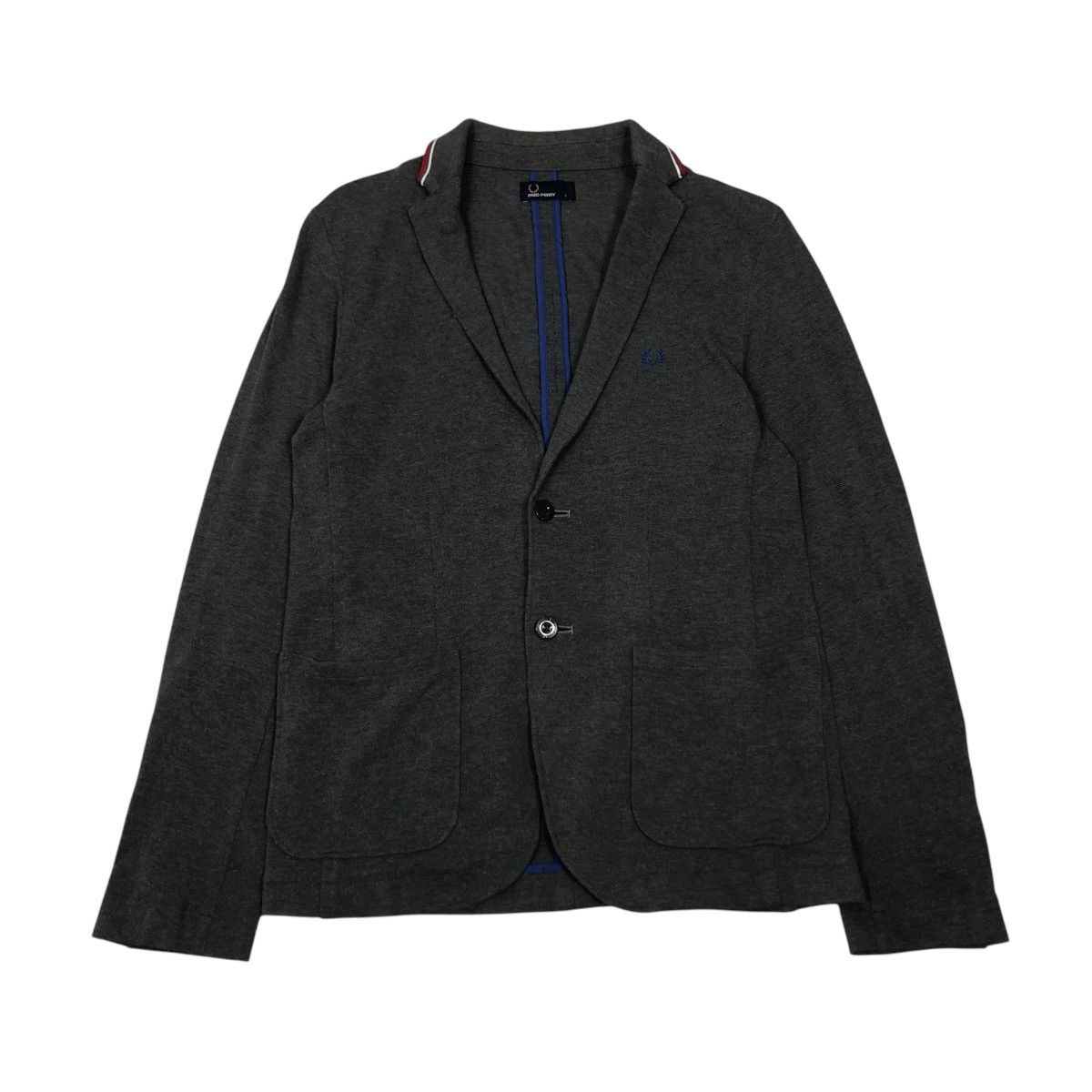 Japanese Brand 🔥VINTAGE BUTTON JACKET CARDIGAN FRED PERRY Size US L / EU 52-54 / 3 - 1 Thumbnail