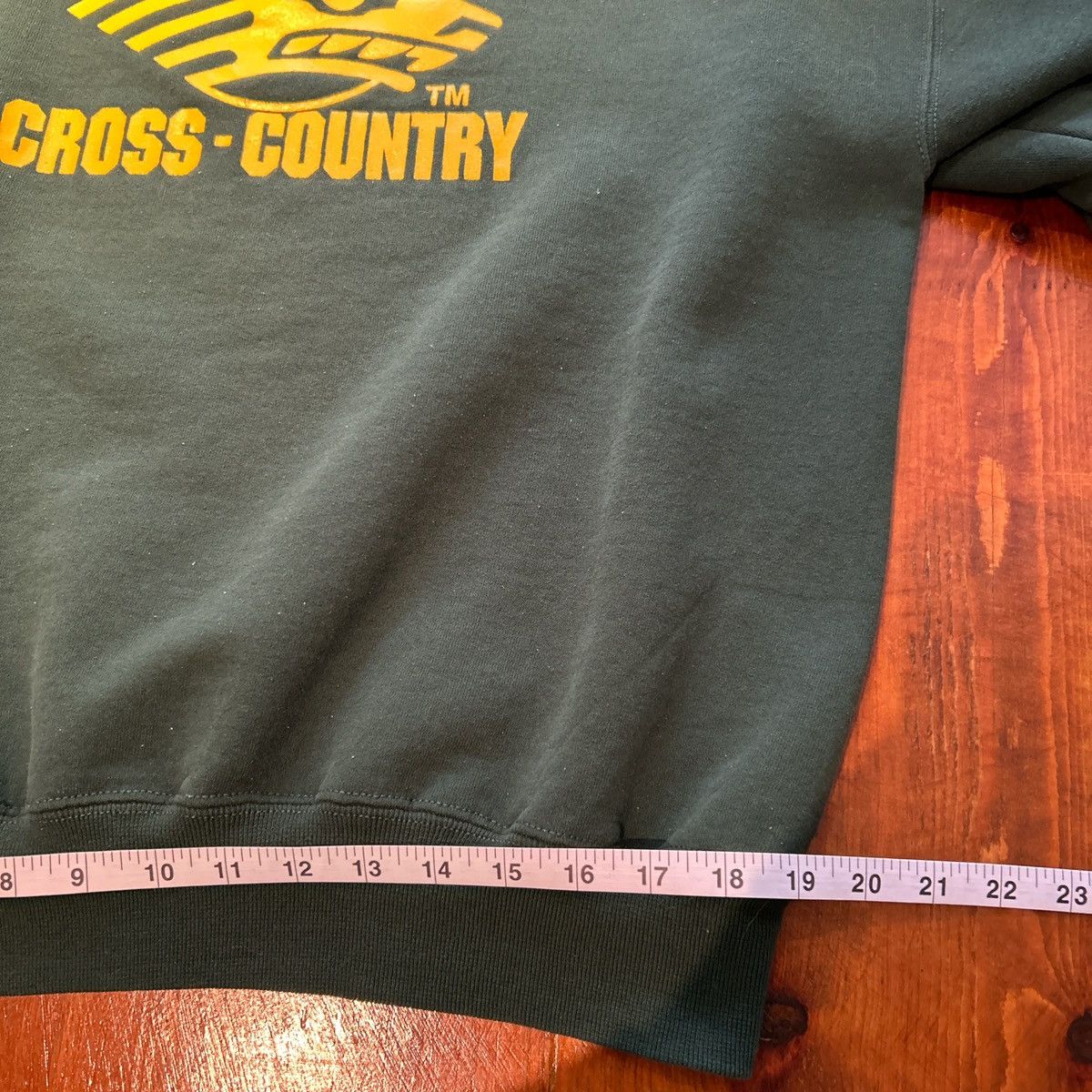 Other Vintage 90s Jerzees Cross Country Green Sweater Size US XL / EU 56 / 4 - 5 Thumbnail