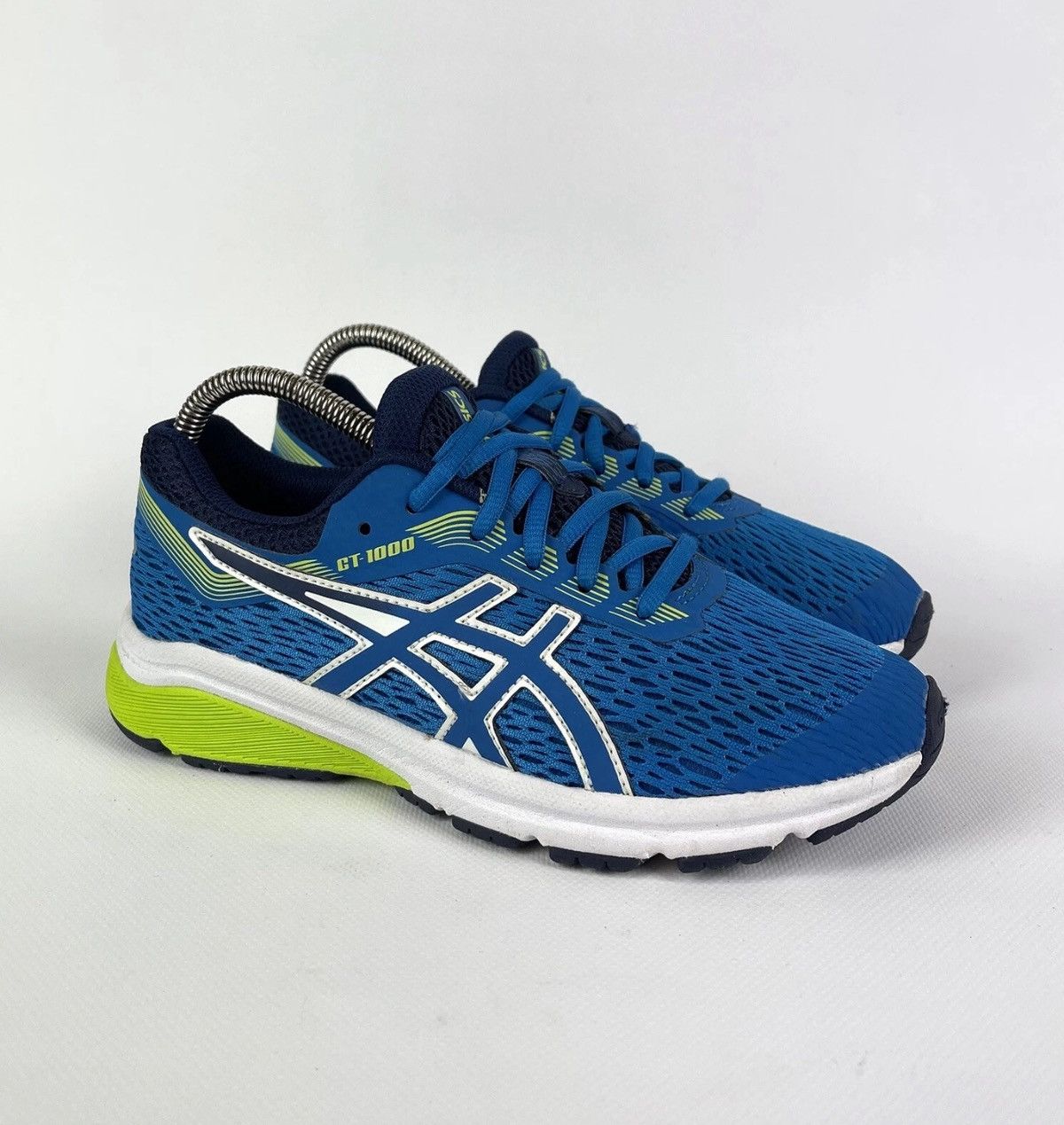 Asics ASICS GT-1000 Running Low Top Light Sneakers Shoes Blue Top Size US 5 / IT 35 - 1 Thumbnail